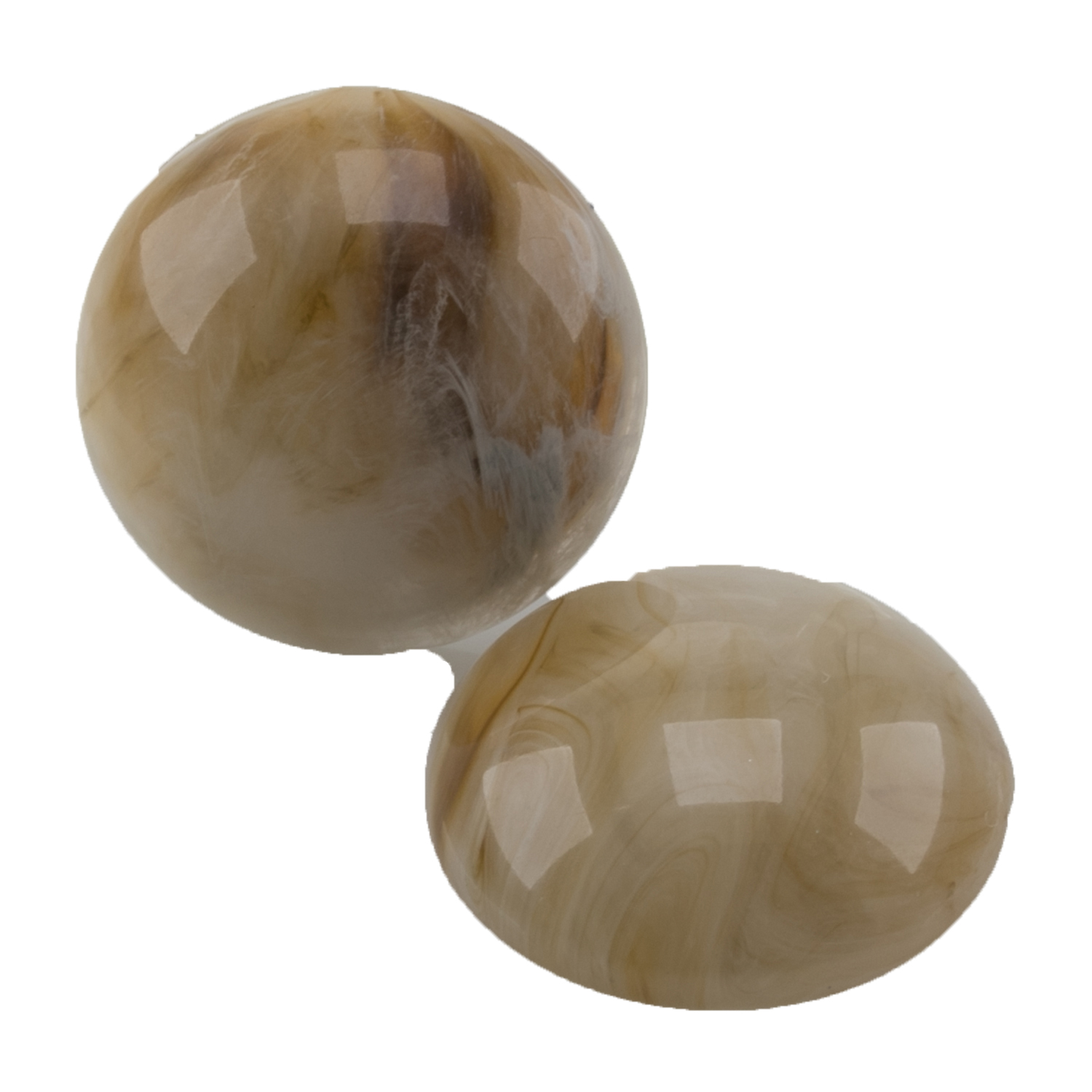 20mm Cabochon Round in doe brown