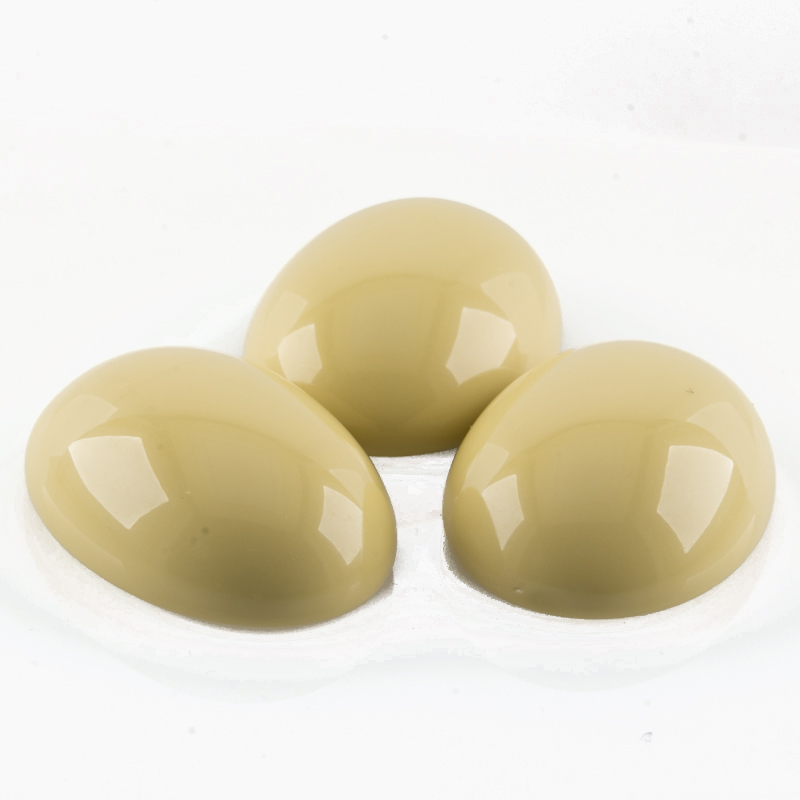 25x18 oval Cabochon in papyrus braun 