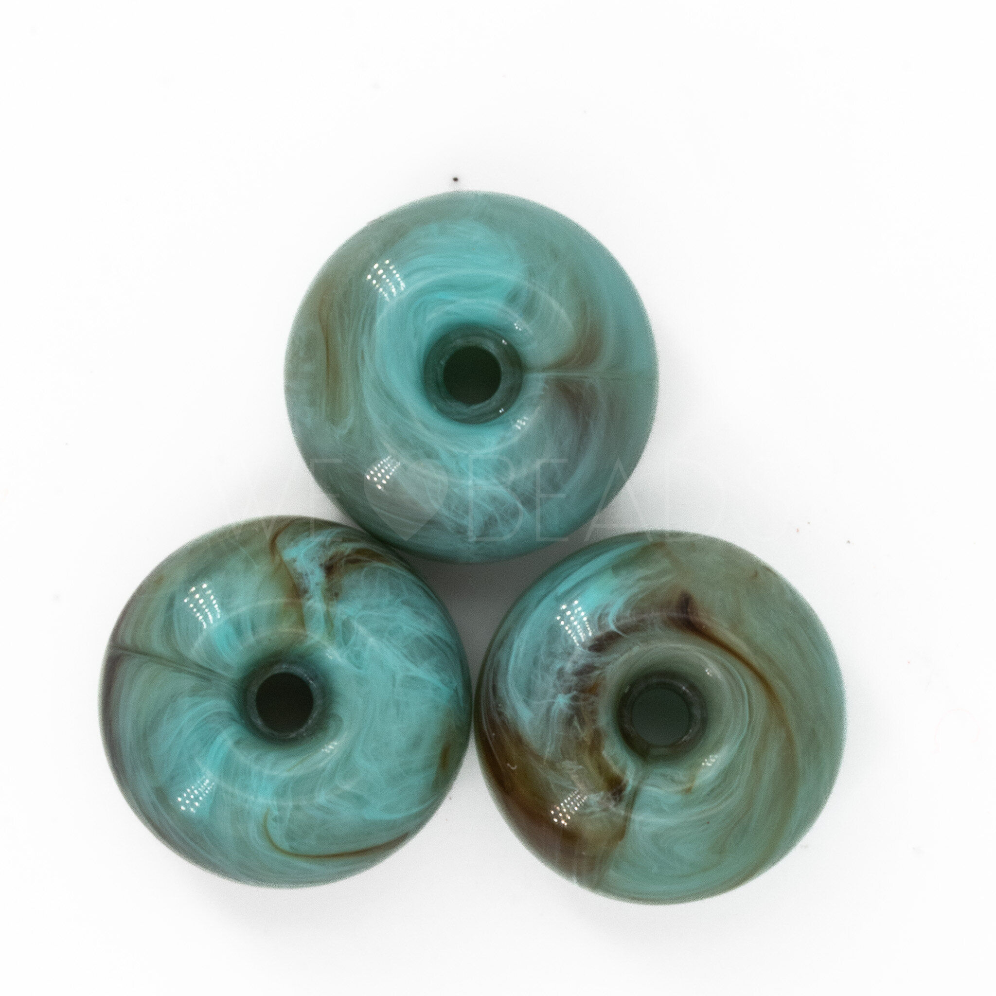 10mm Donut Beads in turquoise