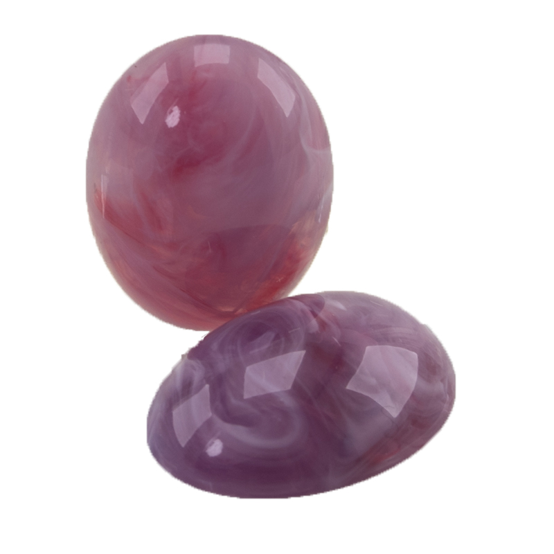 18x13 oval Cabochon in lila  