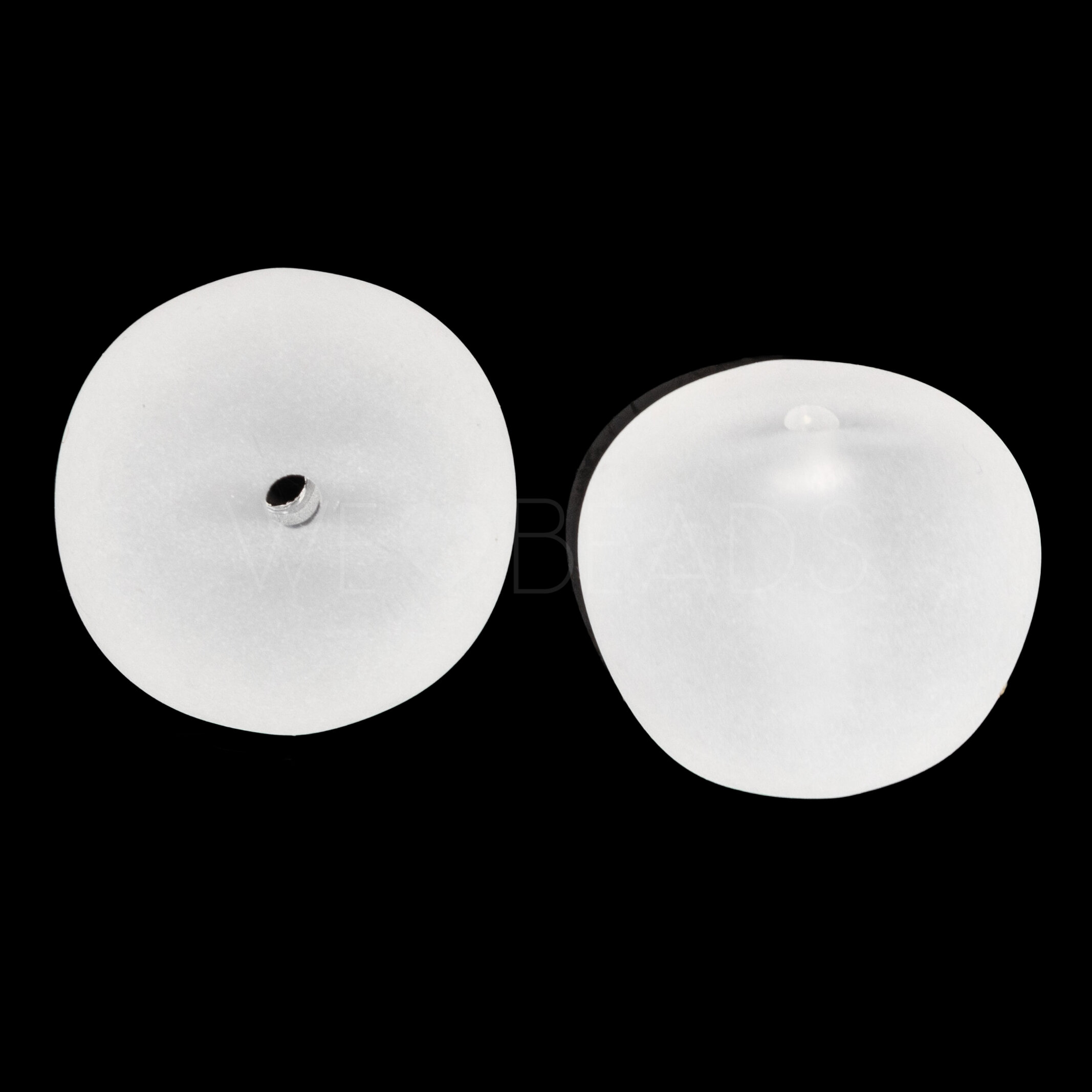 25x21 Apple Beads in crystall frosted