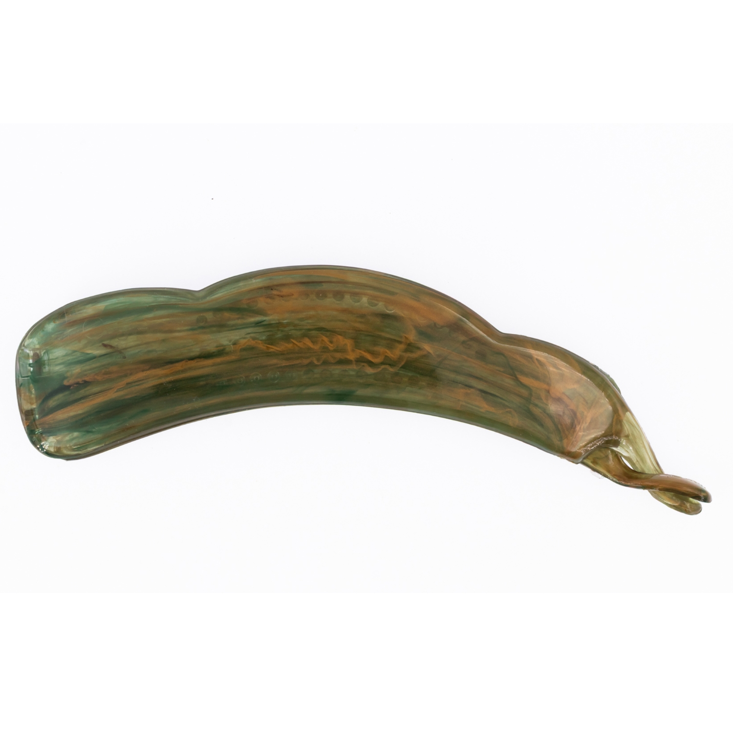 13cm Bananaclip in grüngold Large