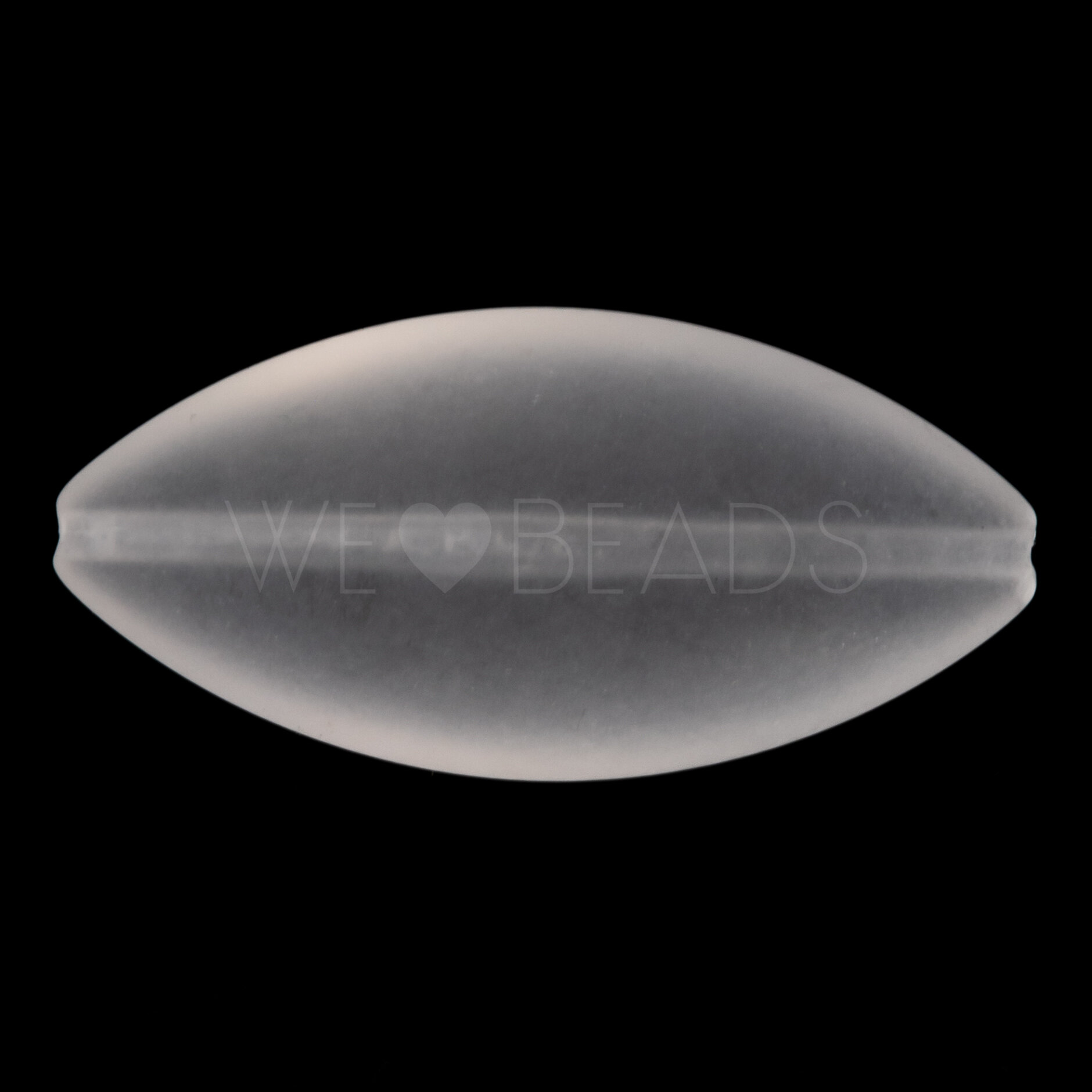 40x20 Perle oval in Kristall