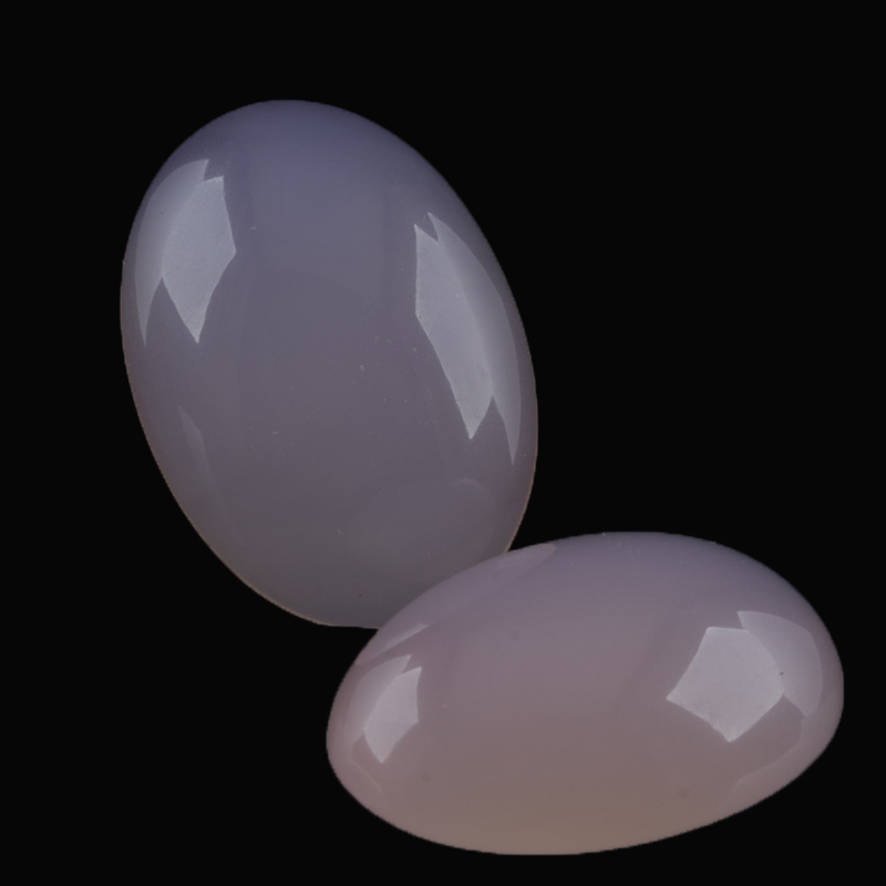 25x18 oval Cabochon in lavendel rosa  