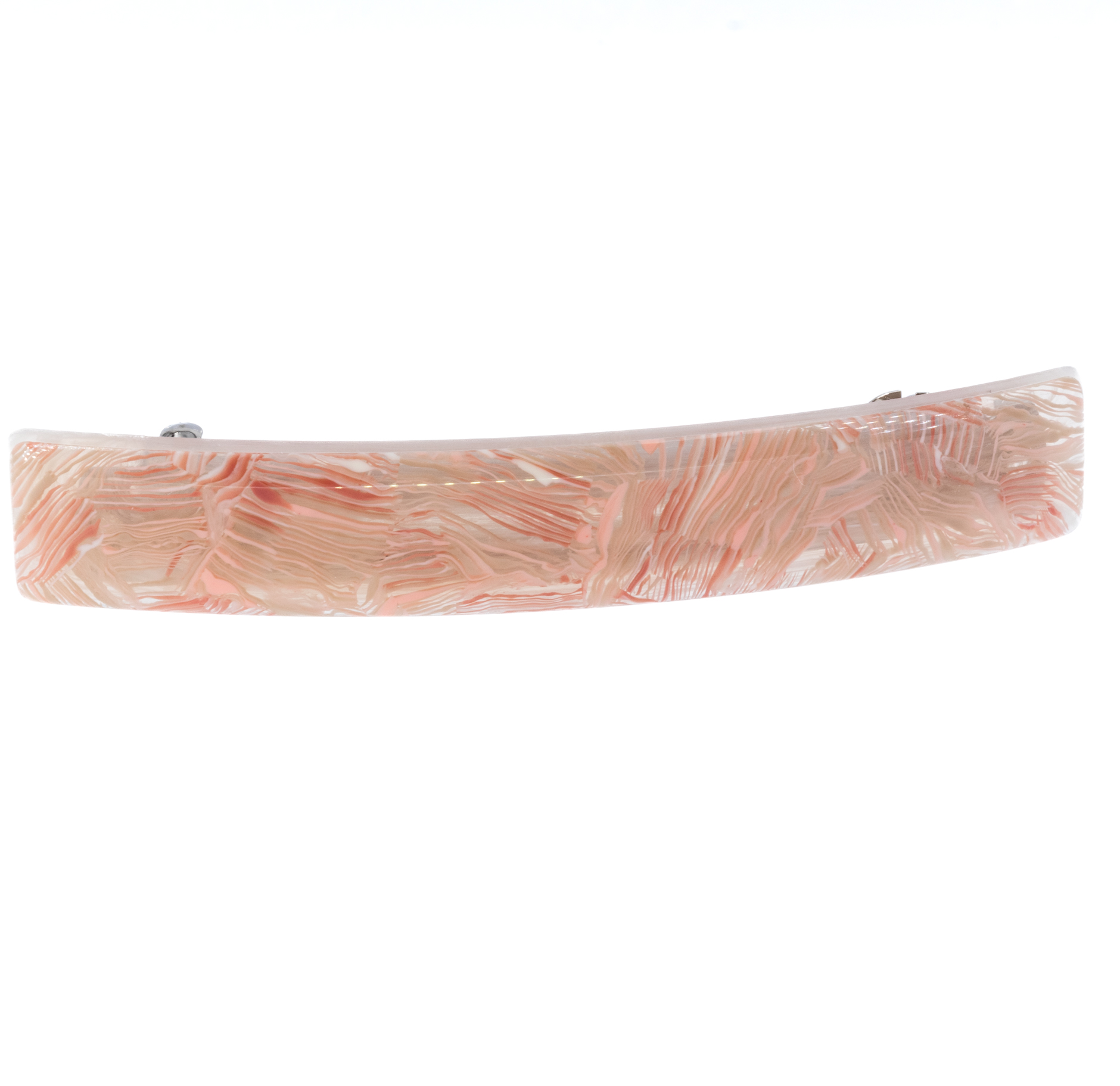 Haarspange Hair Clip in stripes in vintage pink Large