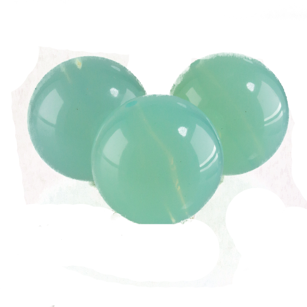 20mm Rundperle in  bermuda türkis   Opal