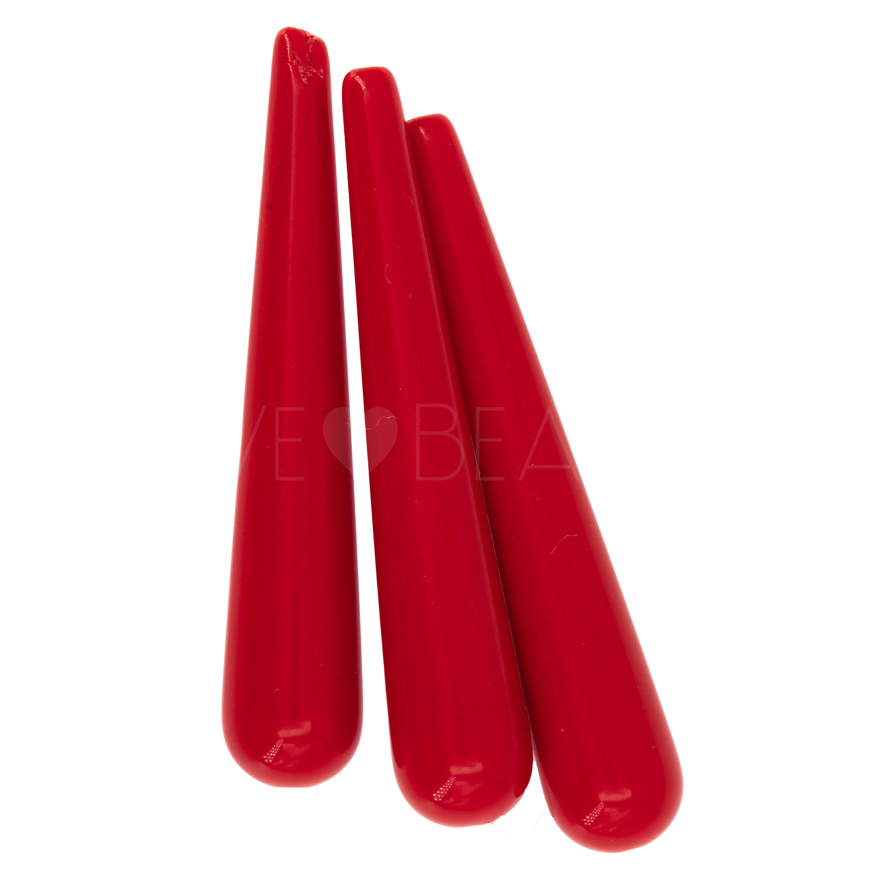 38x7 drop Beads in red