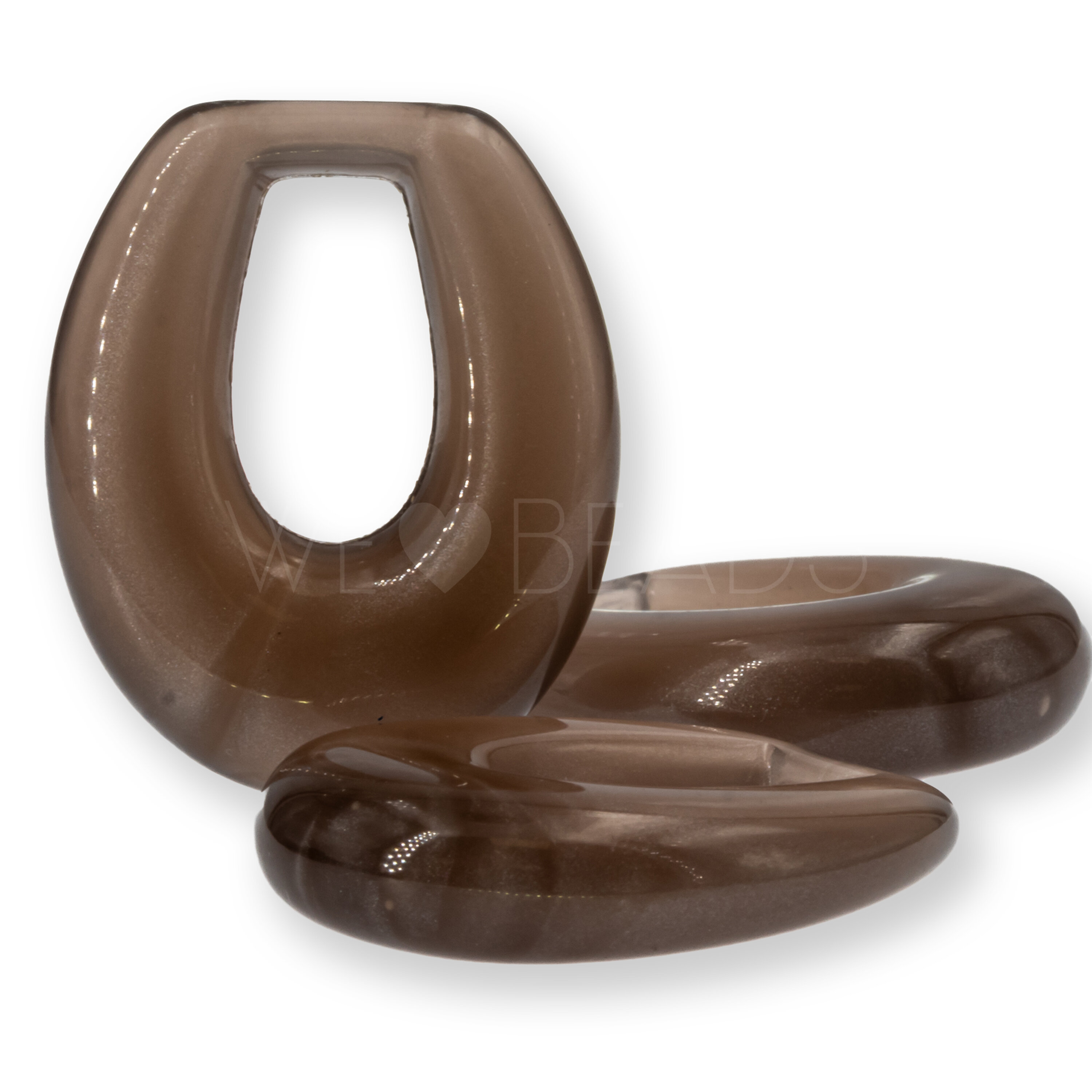 35x26 Anhänger Elypse in eisengrau 
