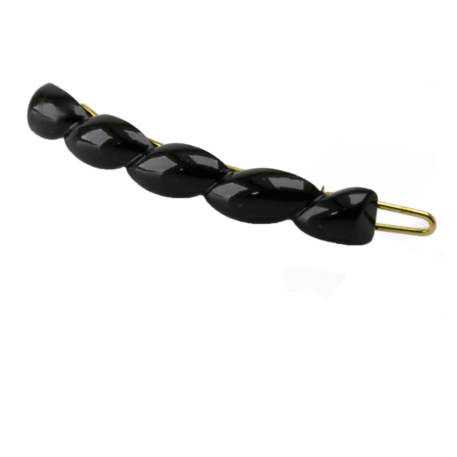 Dratspange in schwarz Satt, klein