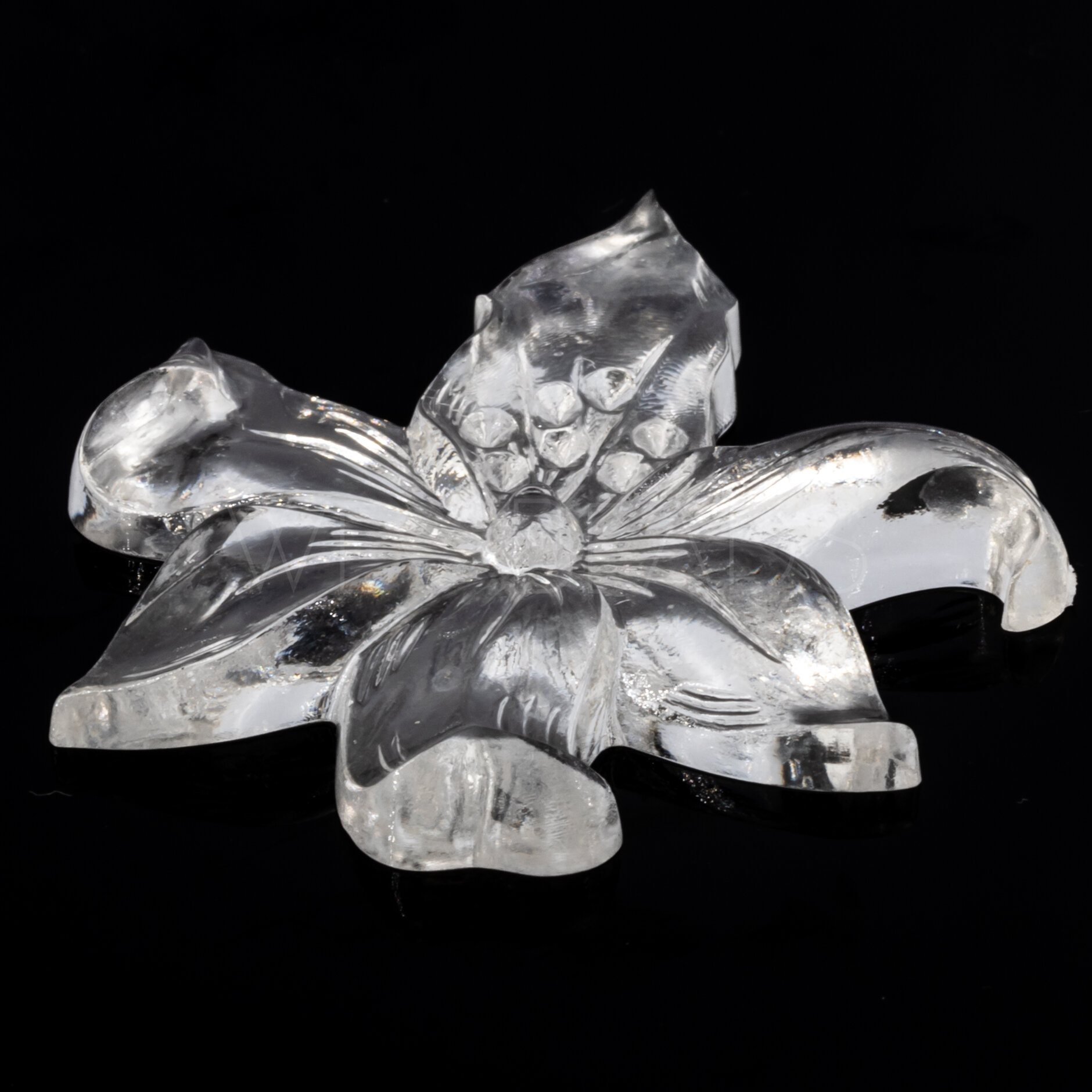 49mm Flower Cabochon in crystal
