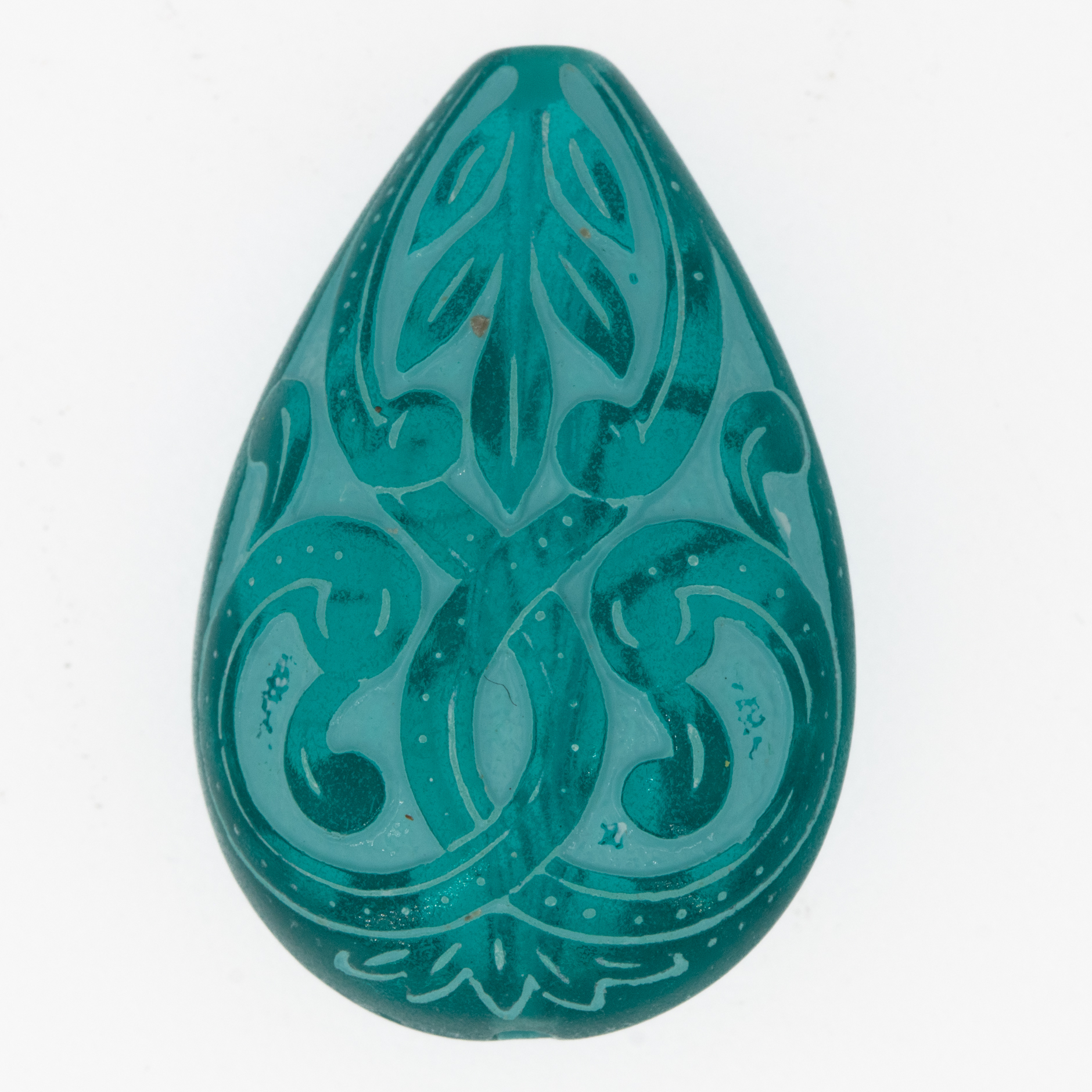 27x18 drop - dark seagreen Translucent