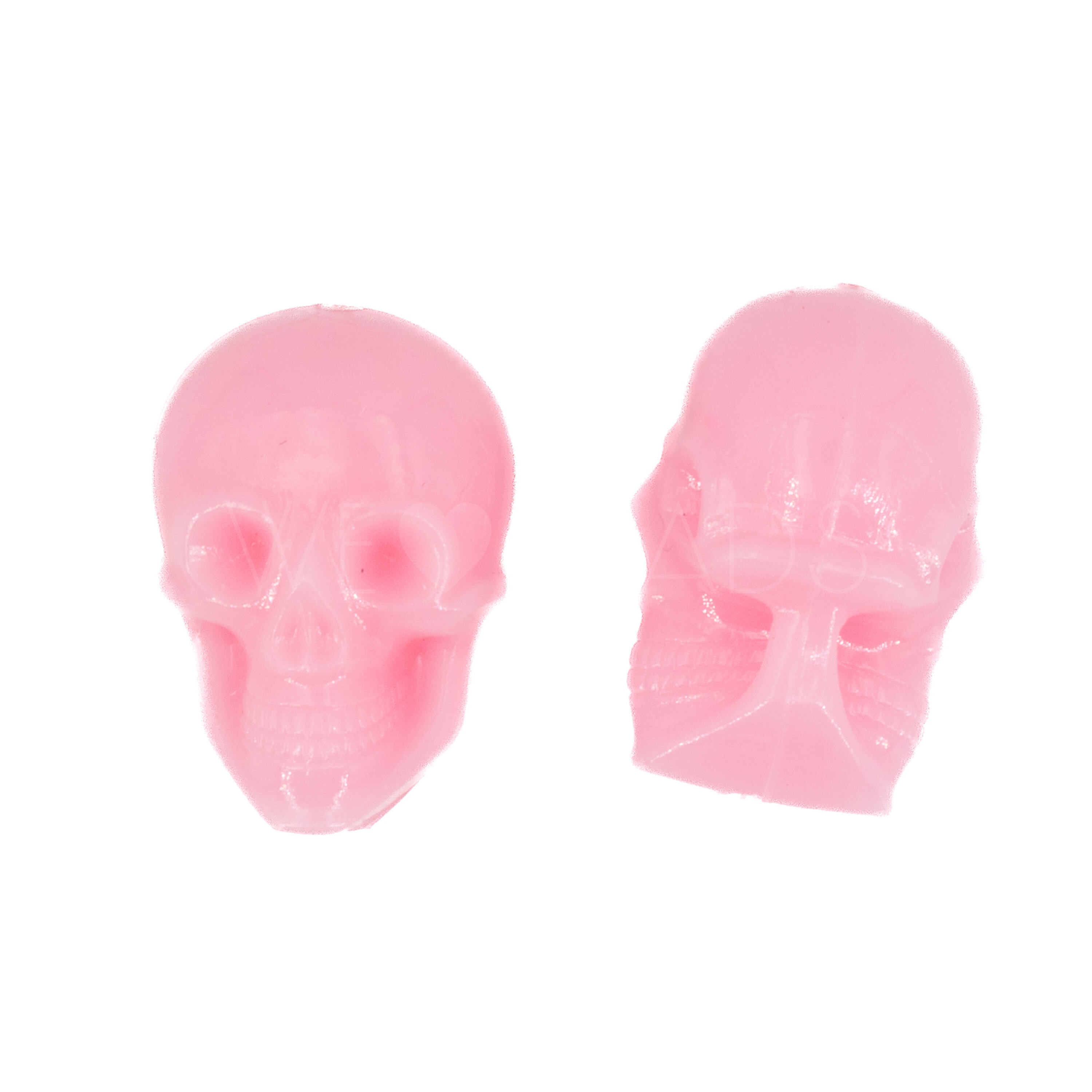 20x14 Totenkopf Perle in kirschblüten pink