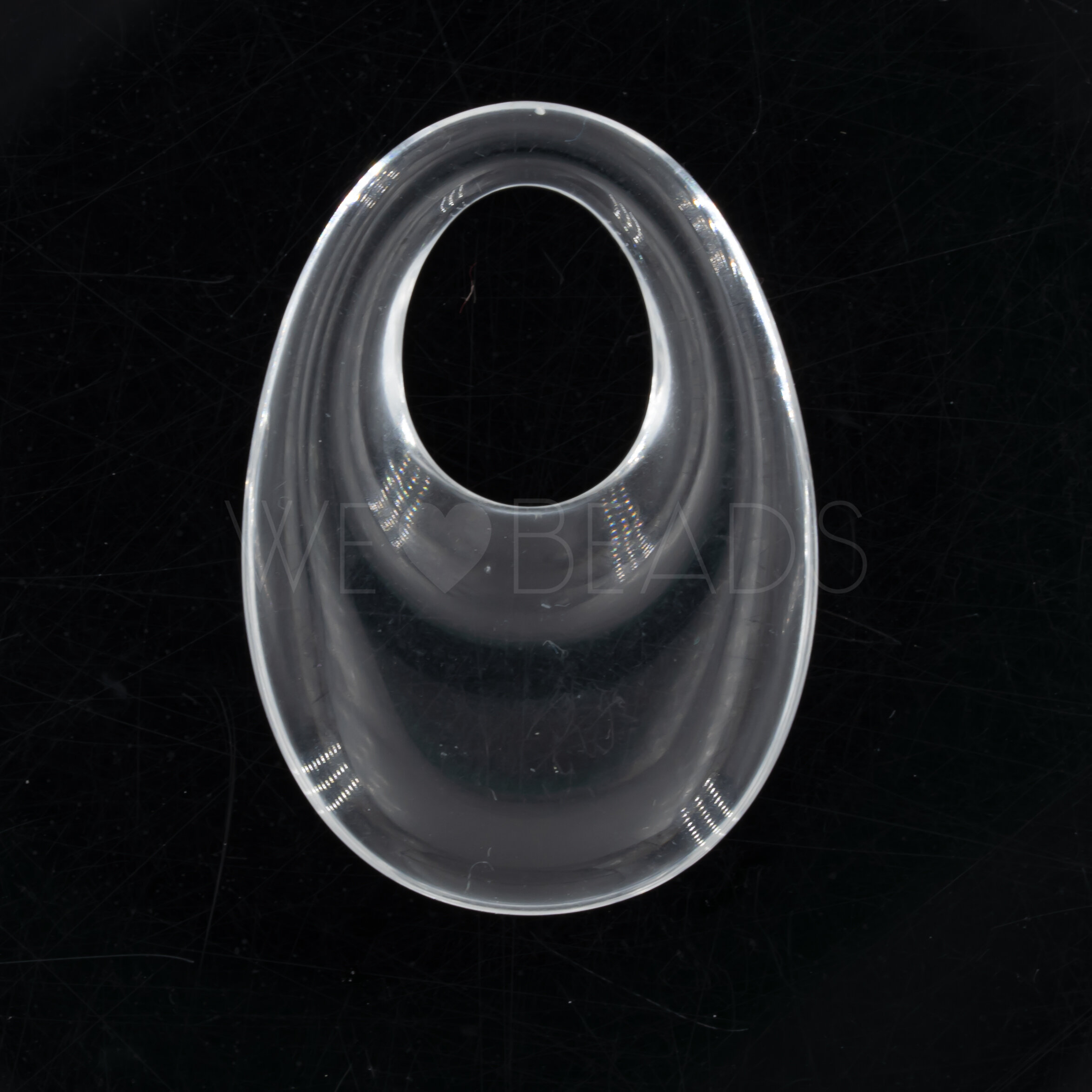 34x25 Elypse Charm in crystal