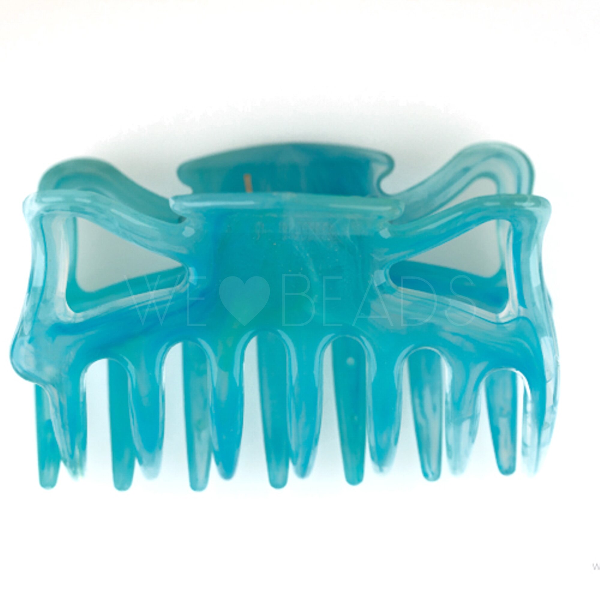 Haarklammer in grünblau (Large)