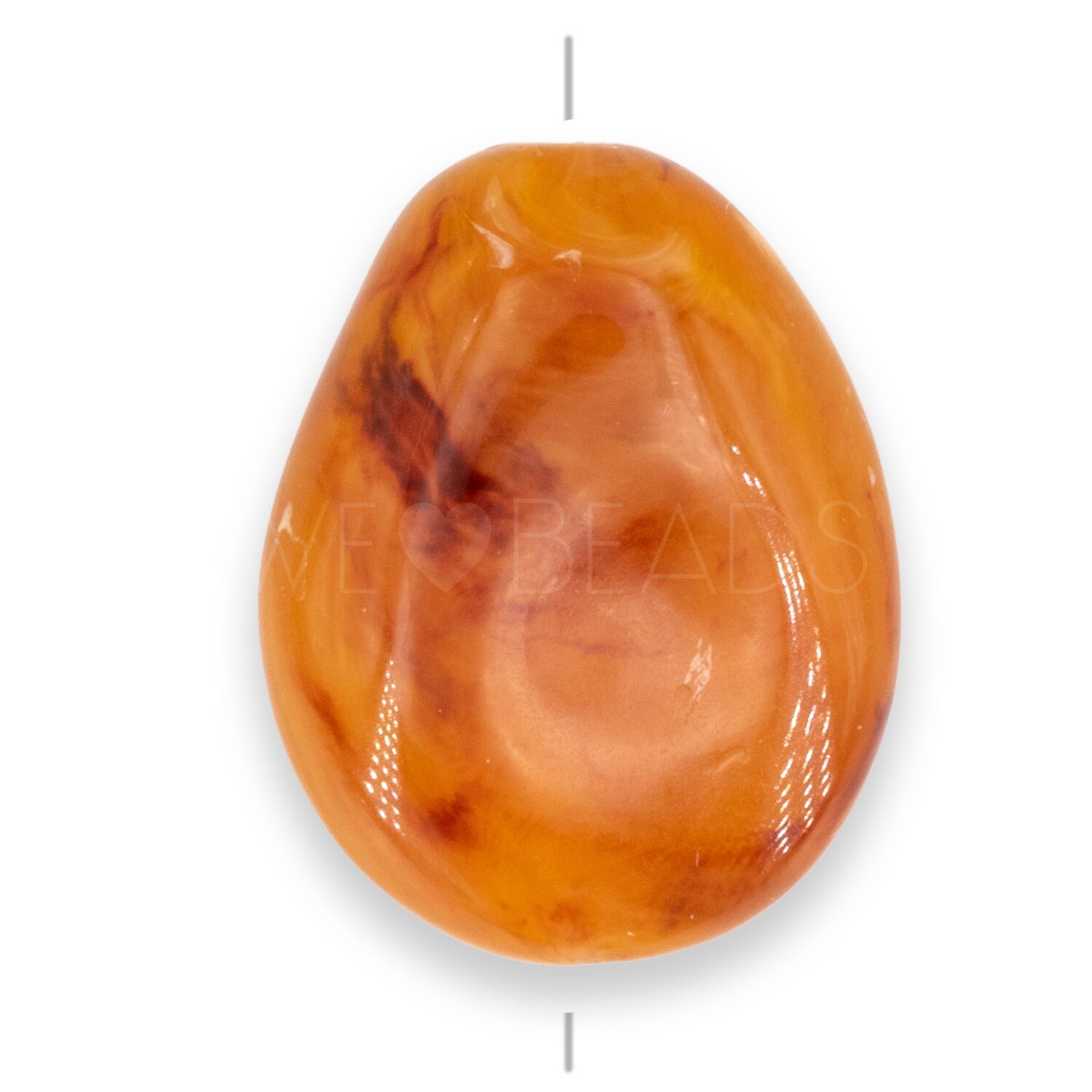 22x17 Perle Barock in bernstein 