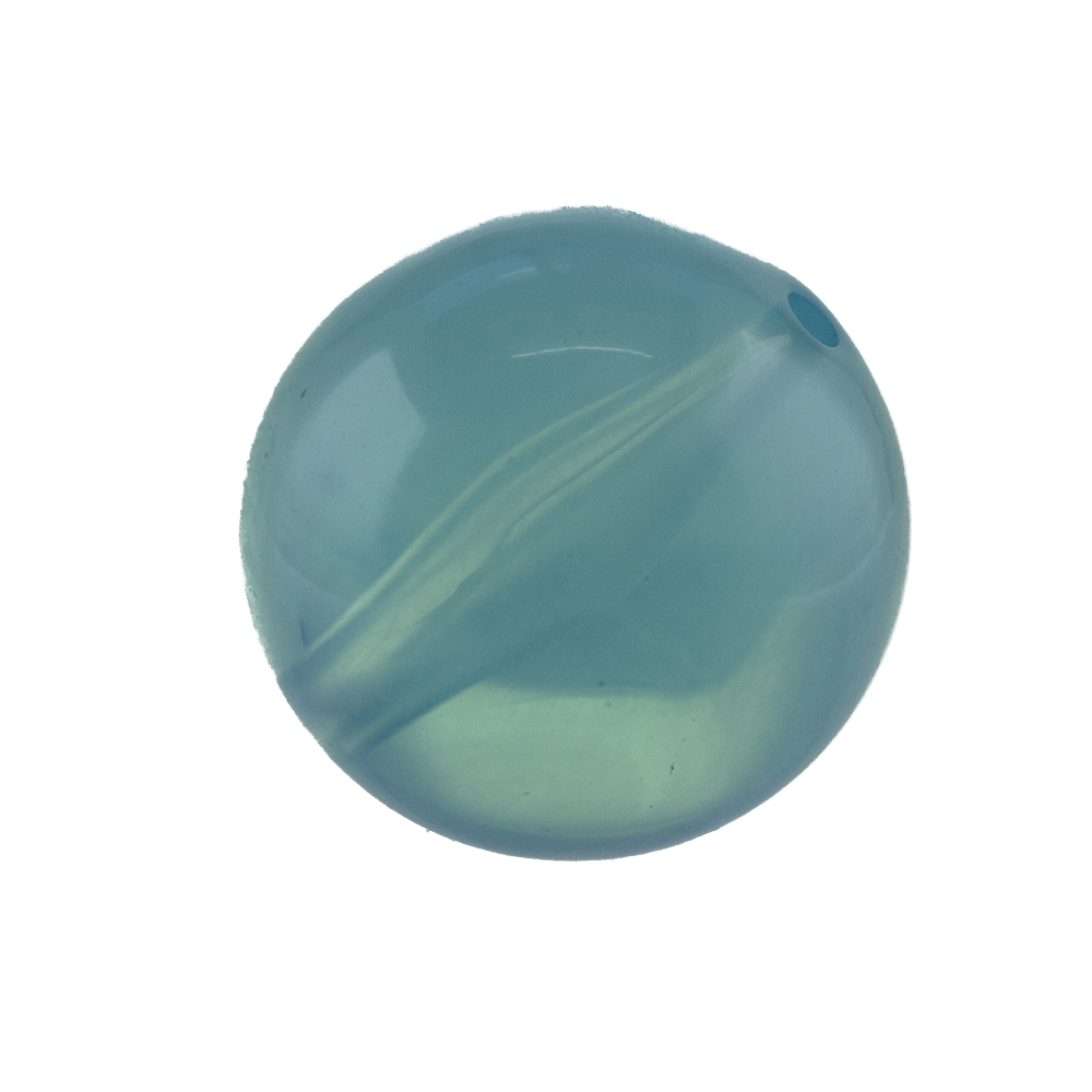 18mm Rundperle in  türkis  Opal