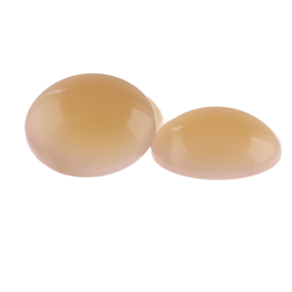 18mm Cabochon Round in maple sugar beige
