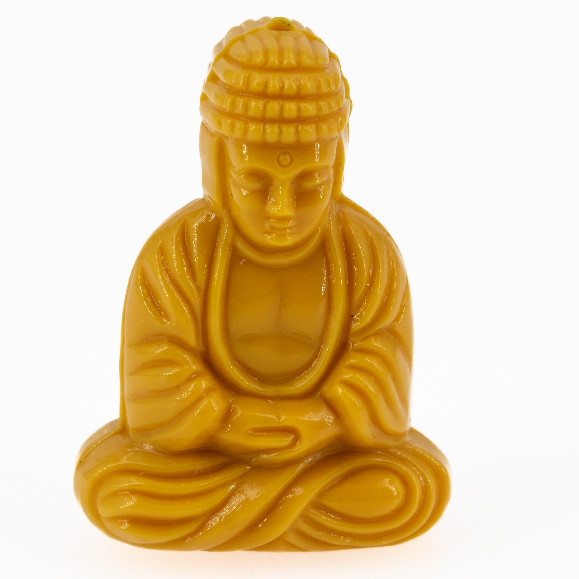 28x18 Buddha bead in mustard yellow