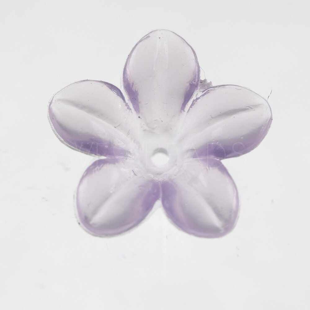 14mm Flower Beads in pastell lavender