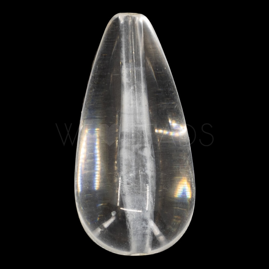 18x10 Tropfen Perle in Kristall