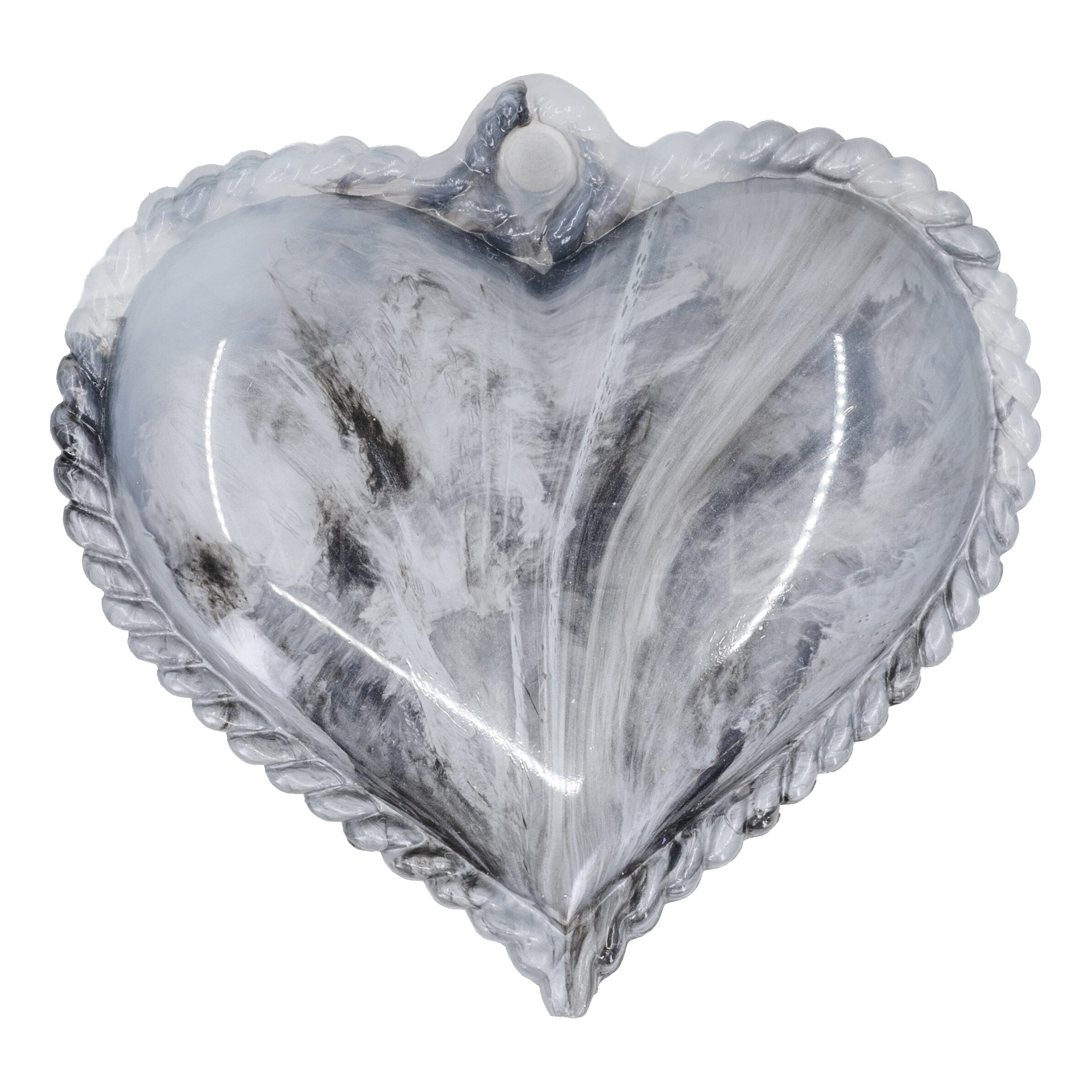 Herz Anhänger in silber farbe