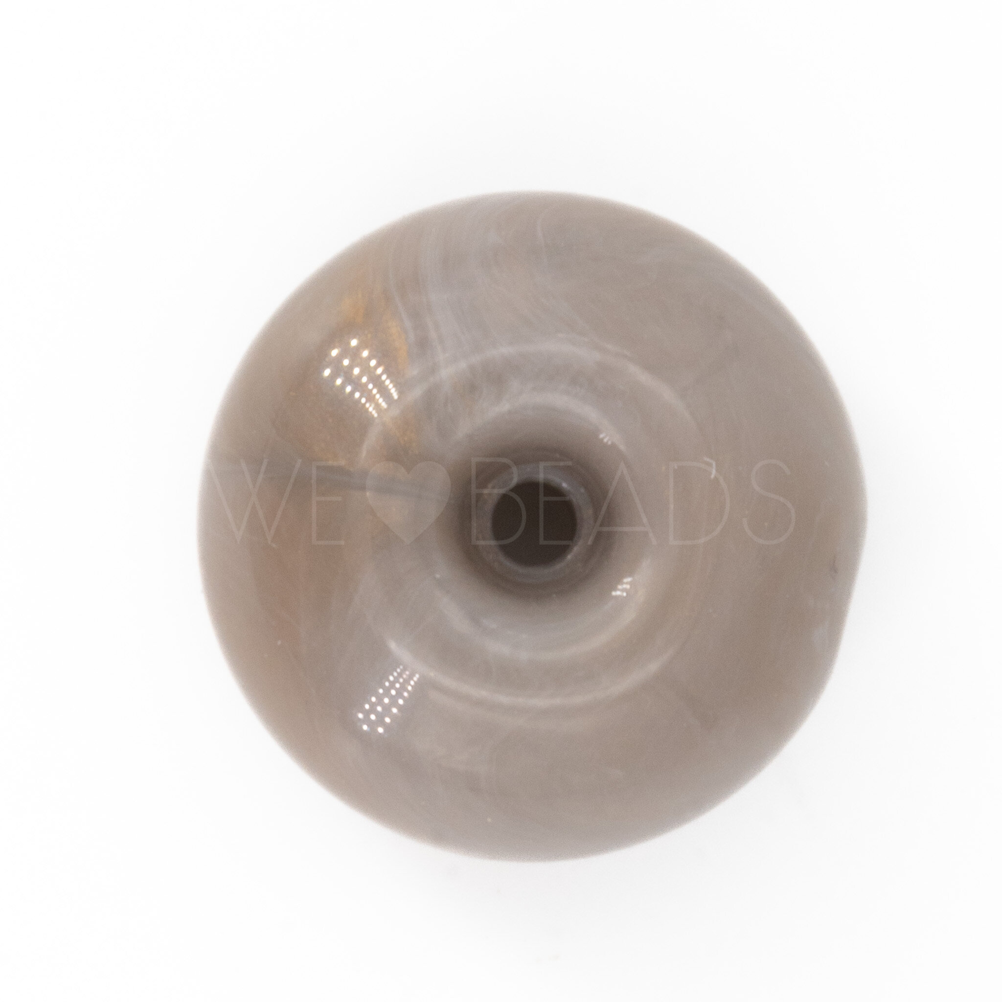 12mm Donut Beads in cashmere gold