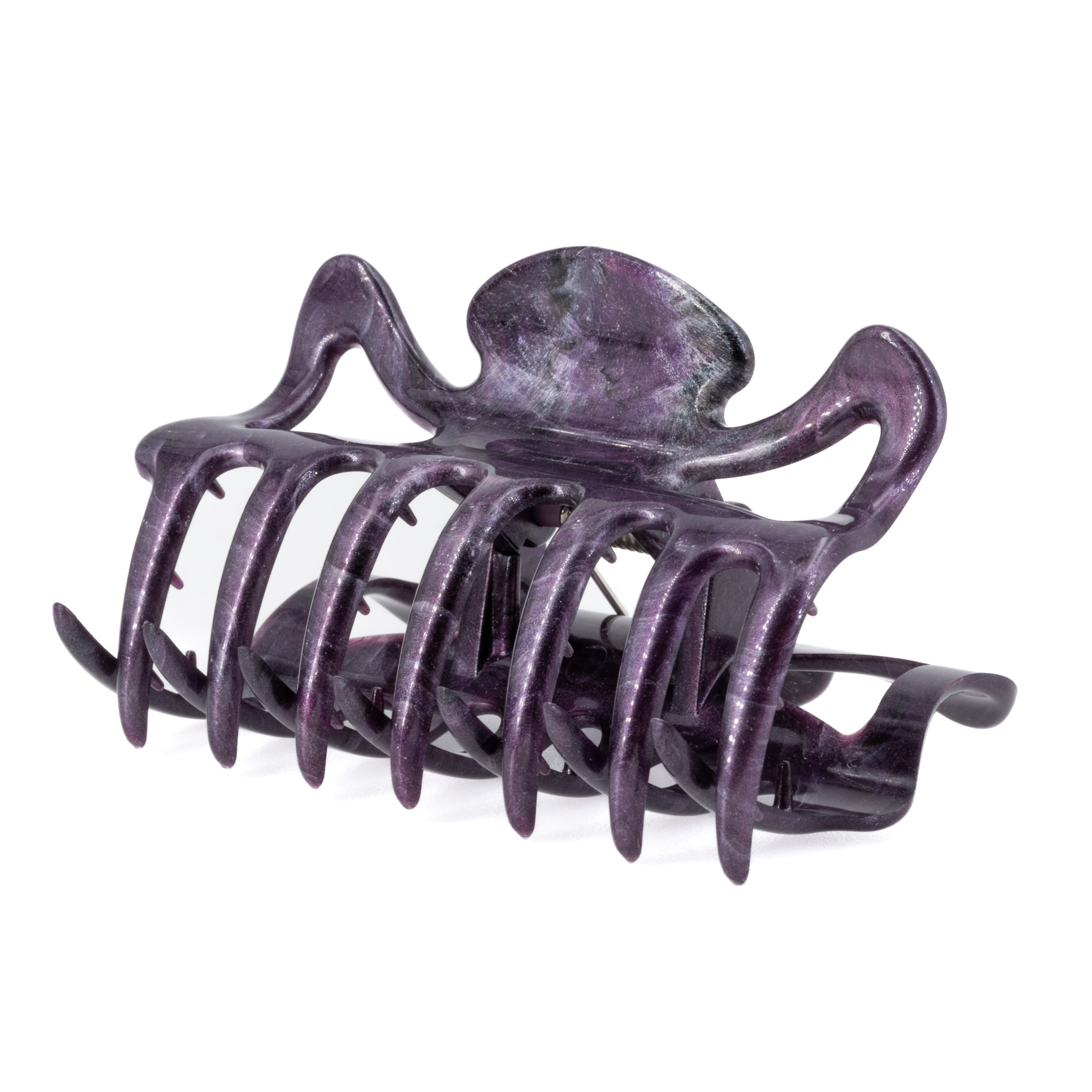 Haarklammer in purpur violett (Large)