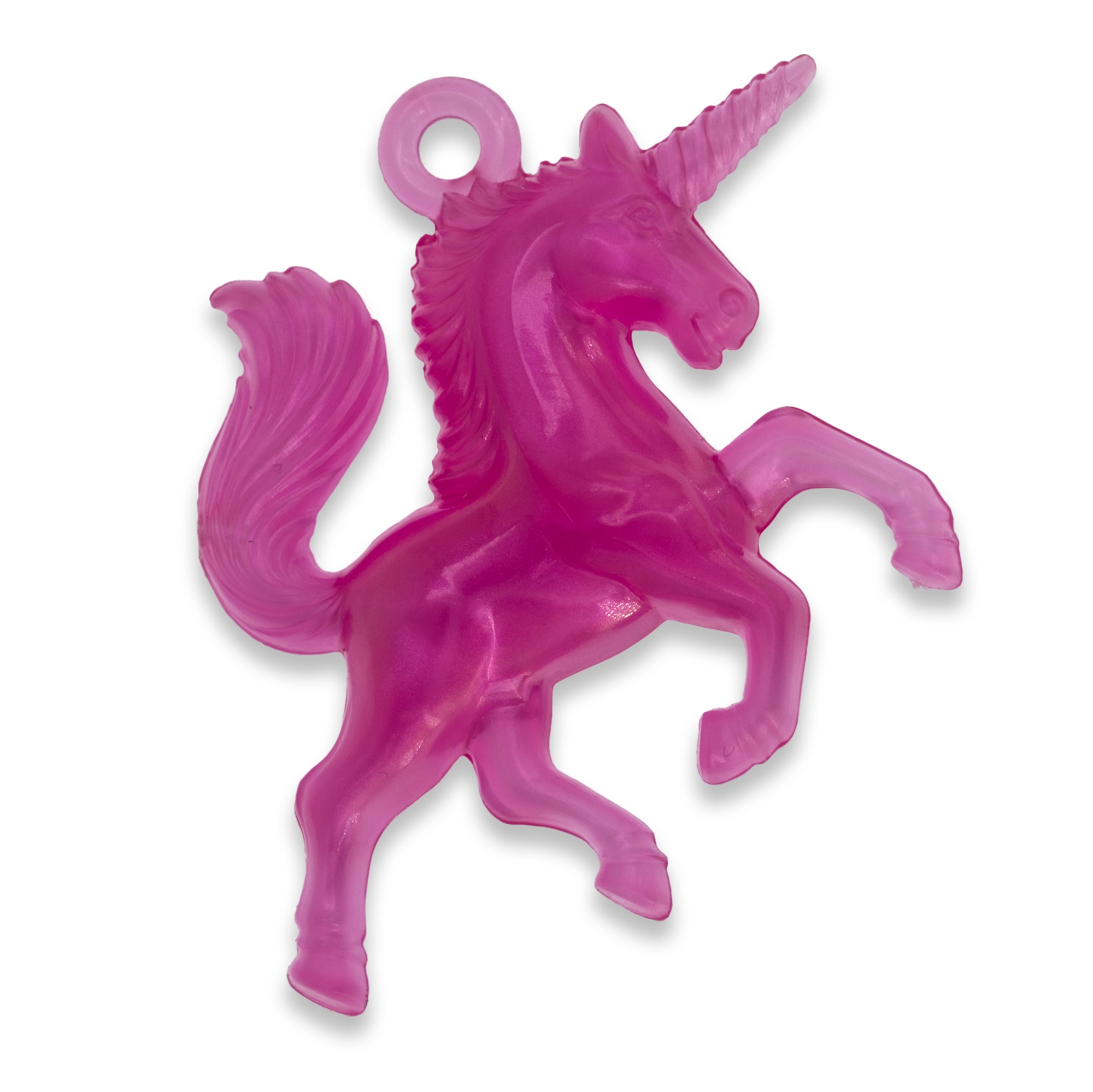45x36 Einhorn Anhänger in Himbeerrosa 