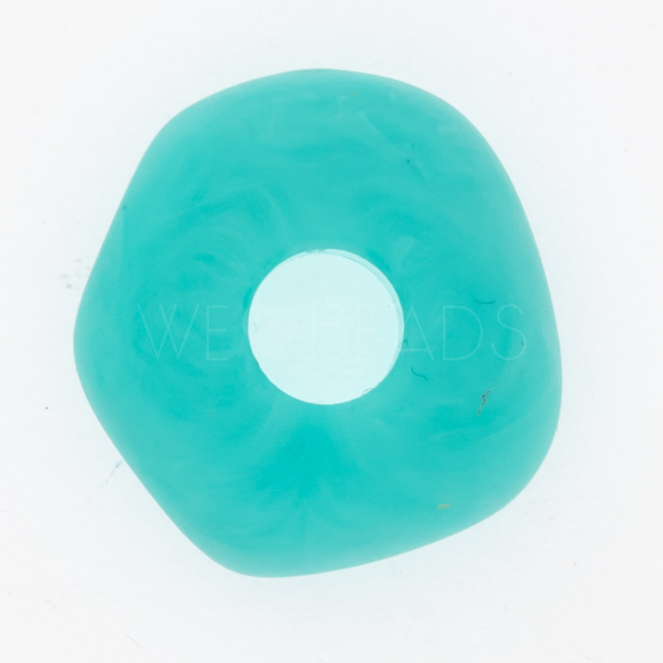 20mm Donut Beads in ice green