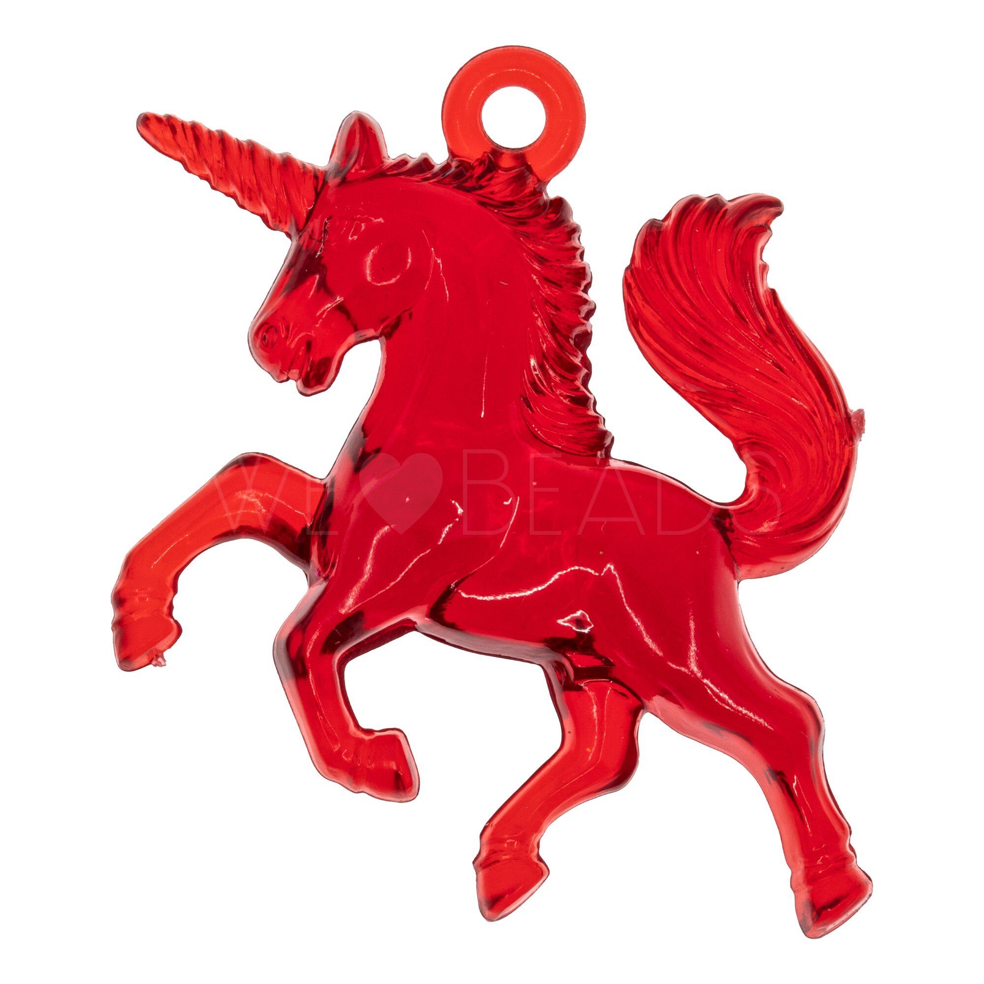 45x36 Unicorn Charm in red