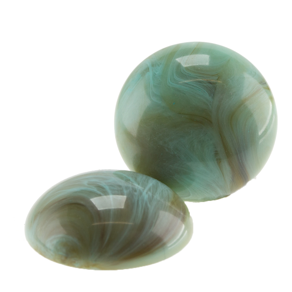 12mm Cabochon Rund in türkis