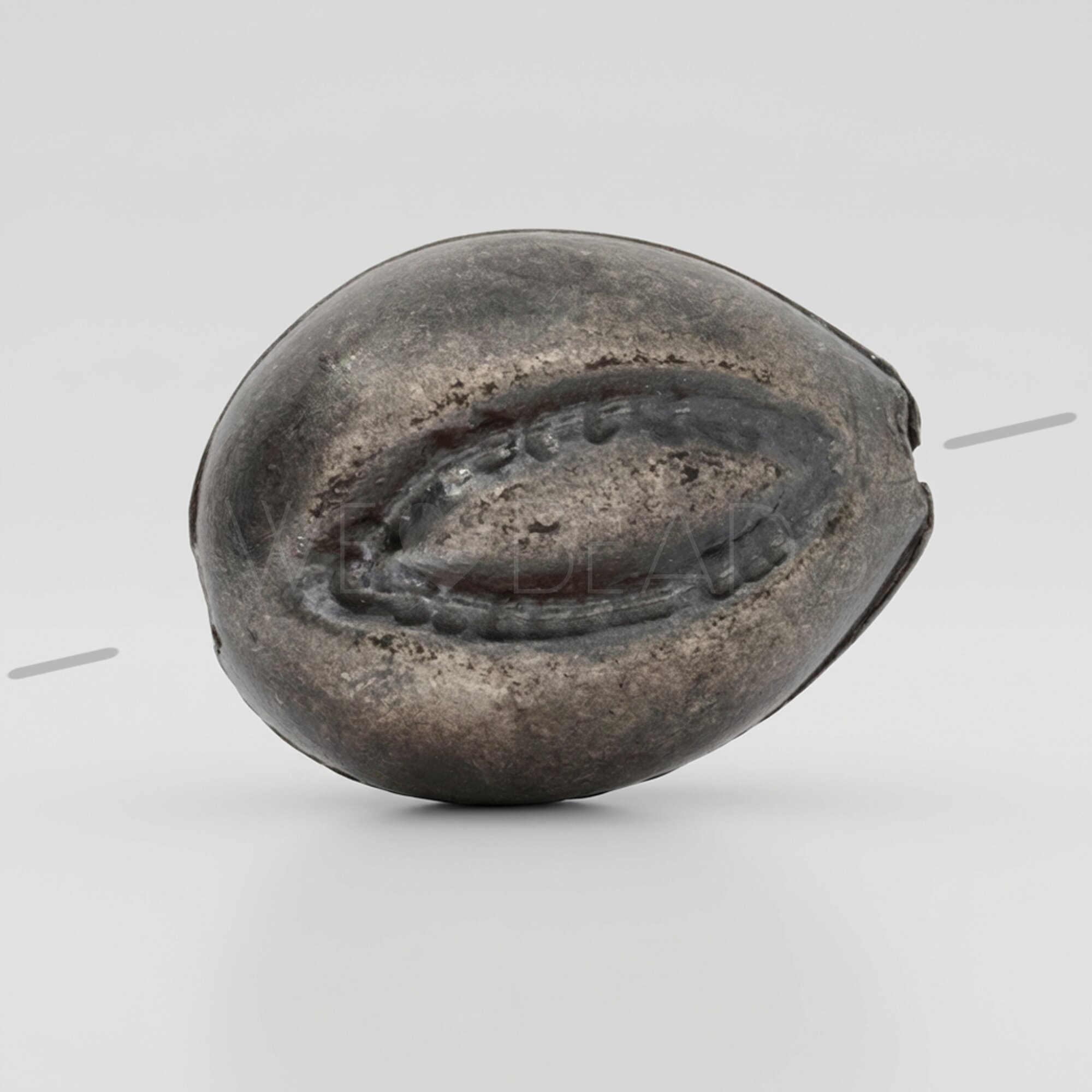 15mm Muschel Perle in Antik silber