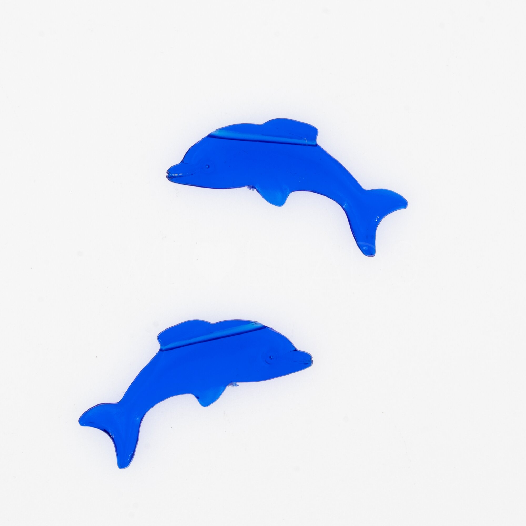 37x15 delfin Perle in blau