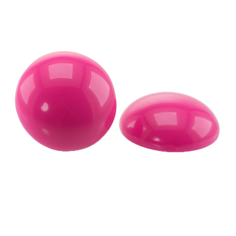 18mm Cabochon Rund in azalee pink