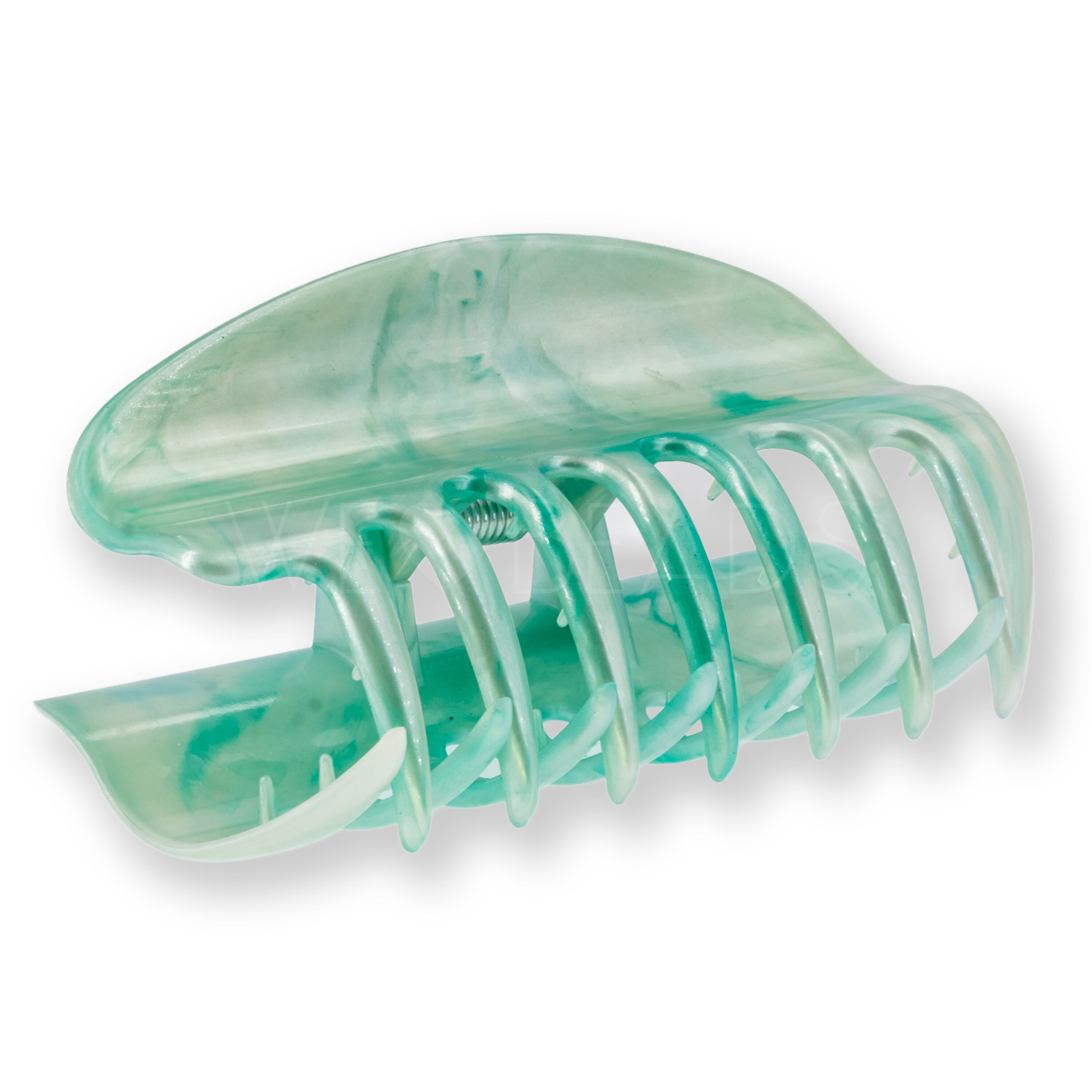 Haarklammer in Aquamarin , Large