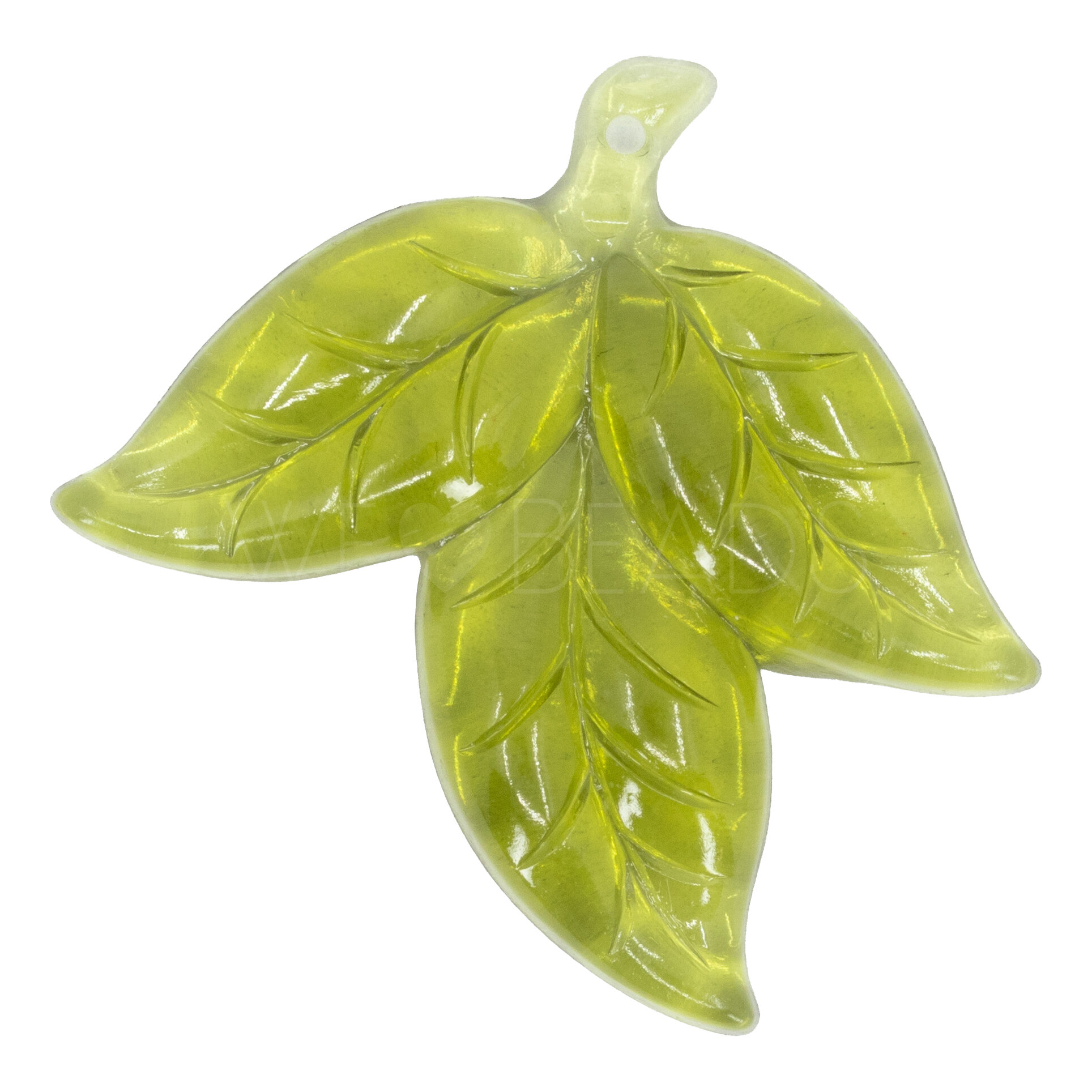 50mm Blatt Anhänger in schlammgrün