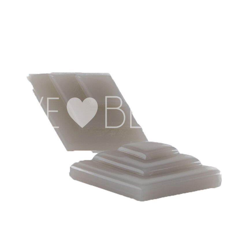 26x16 Rechteck  in blasses grau Opal