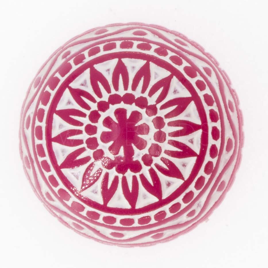 12mm Mosaik  Cabochon Rund in Beere