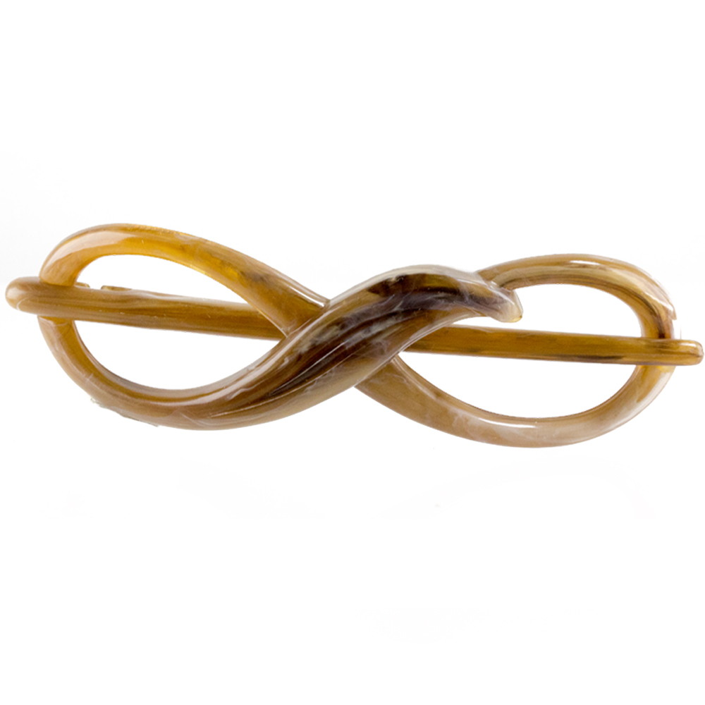 Libellenspange in horn Marmor, medium