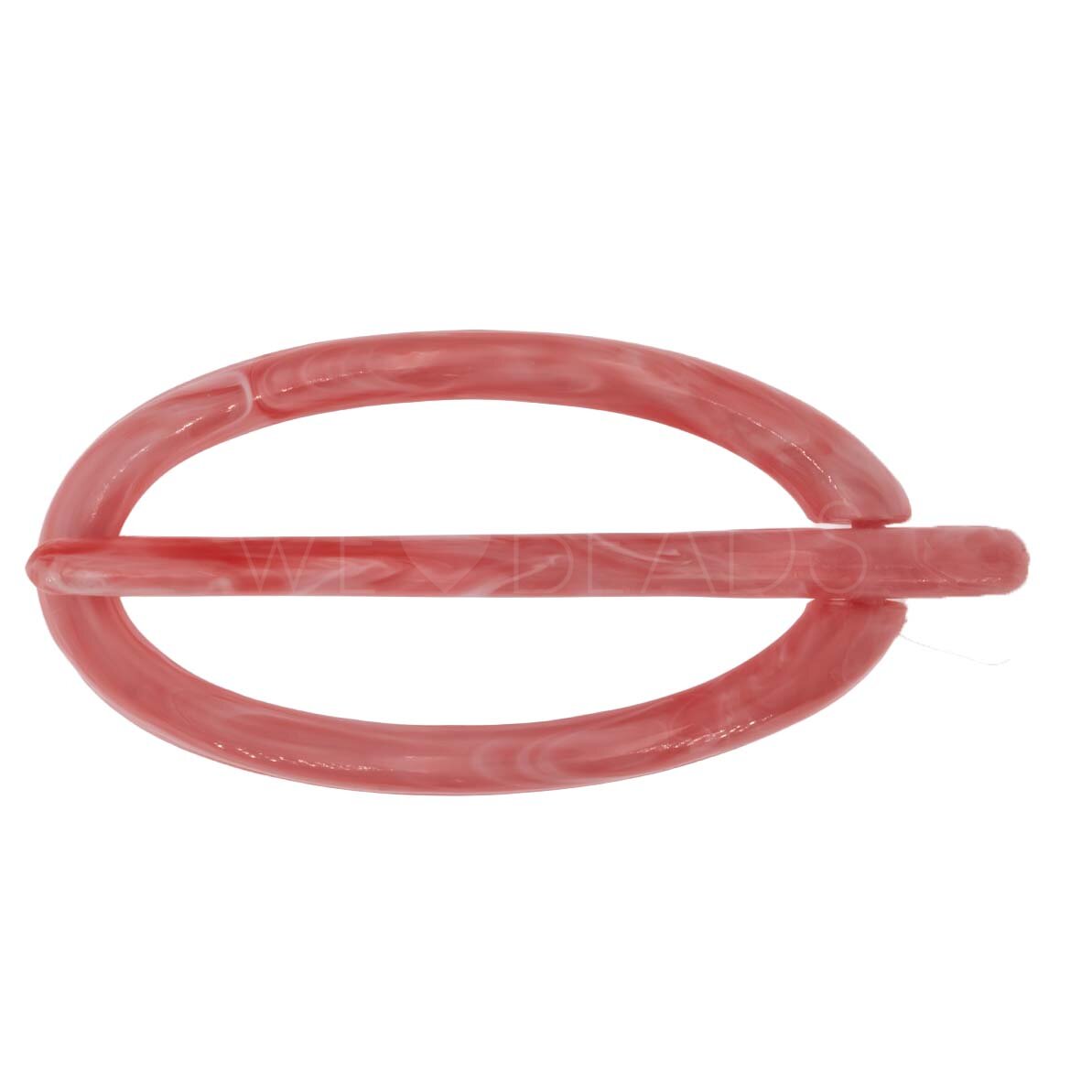 Dragonfly clip in pink Marbled, medium