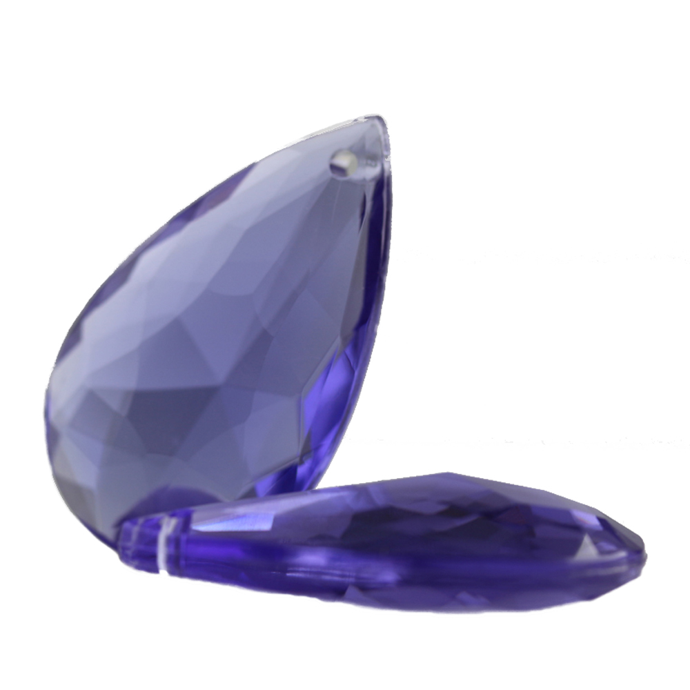29x18 drop Charm- mulberry purple Translucent