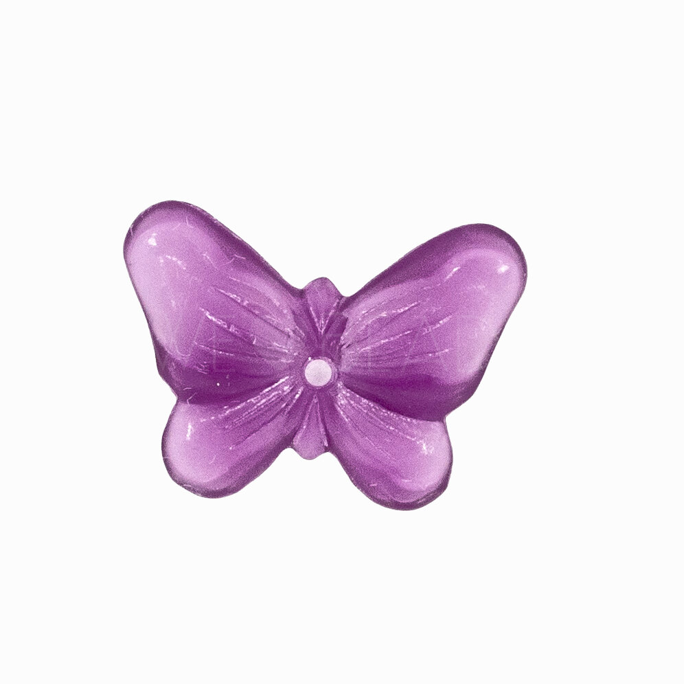 Schmetterling Perle in Orchideen lila
