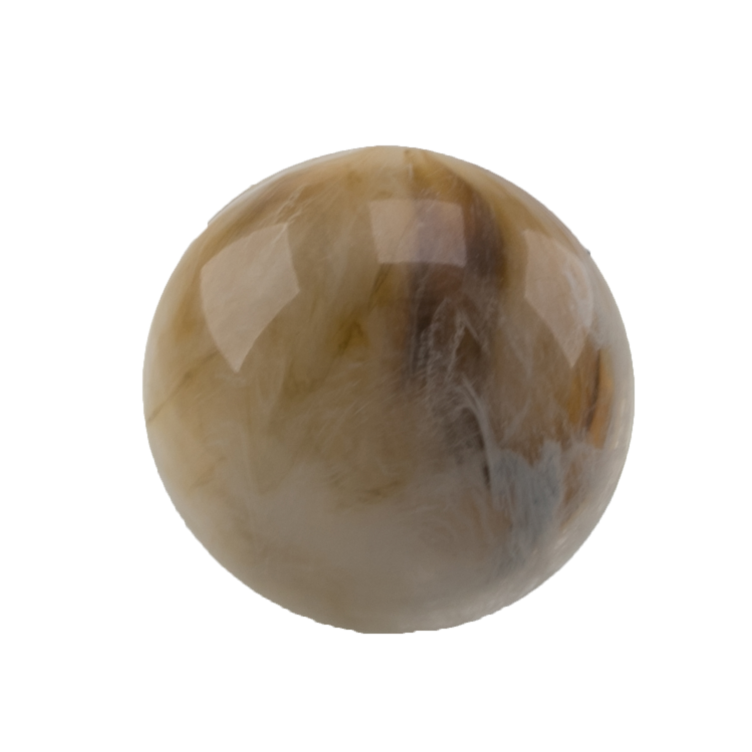 20mm Cabochon Round in doe brown