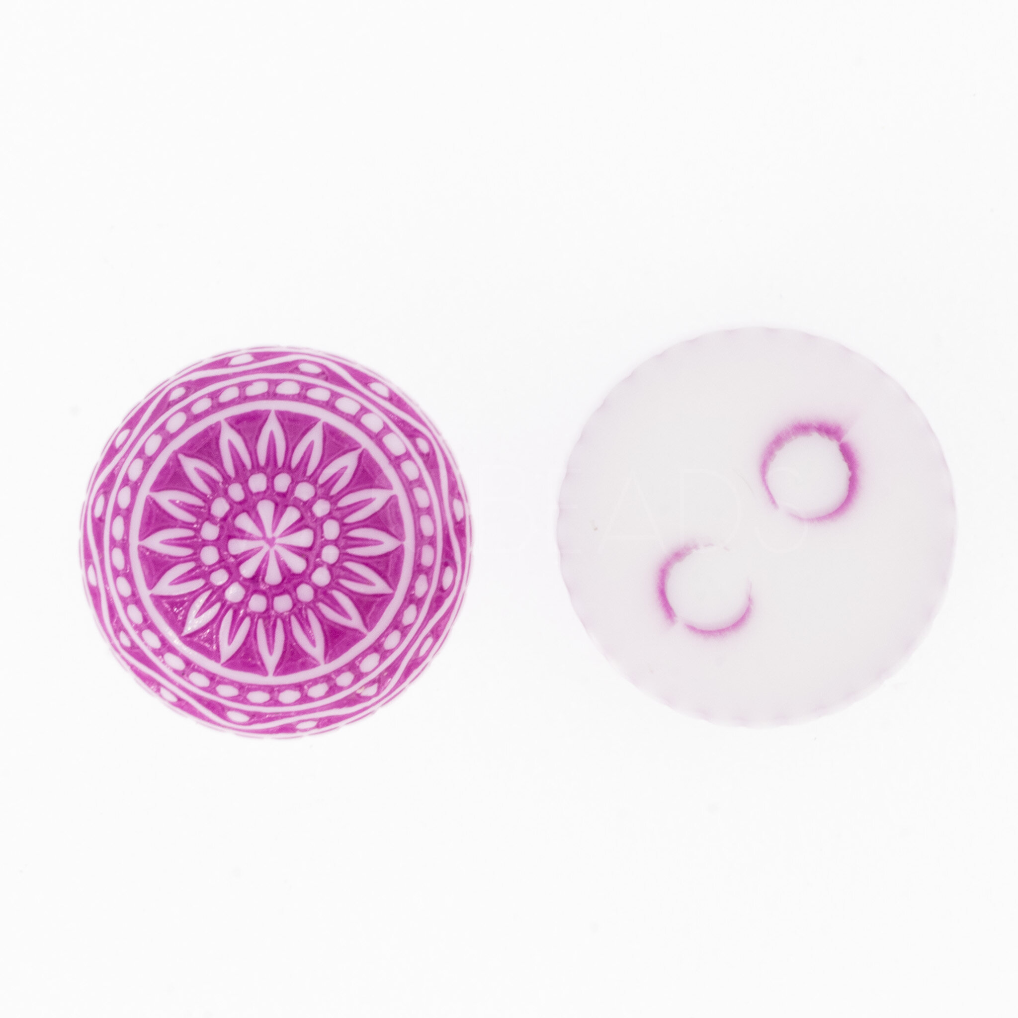 12mm Mosaik  Cabochon Rund in Lila