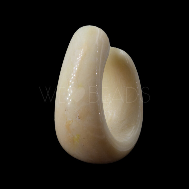 27x21 Elypse Creole in elfenbein 