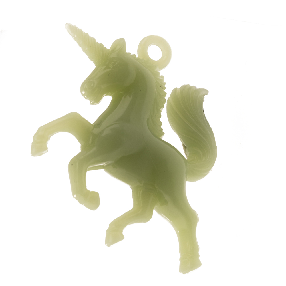 45x36 Unicorn Charm in jade 
