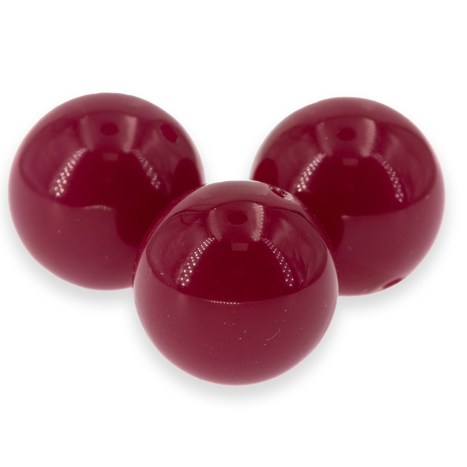 10mm Rundperle in  himbeerrosa Opal