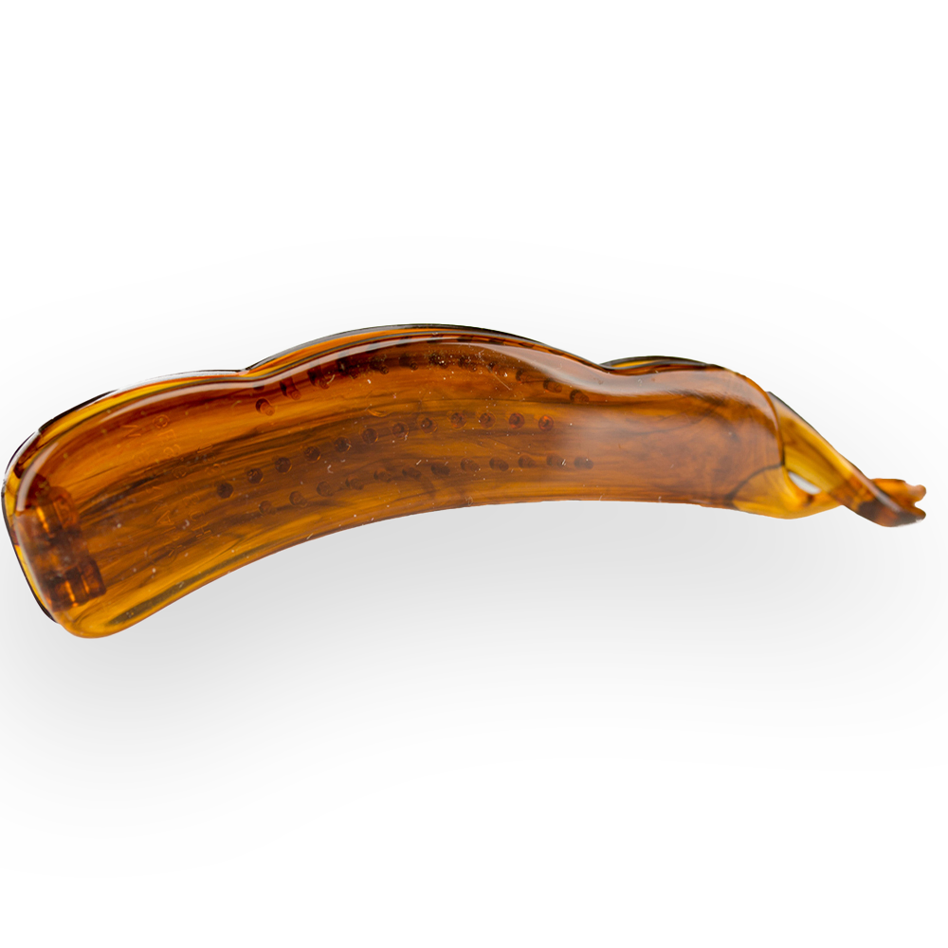 10cm Bananenspange in Havanna Marmor, medium