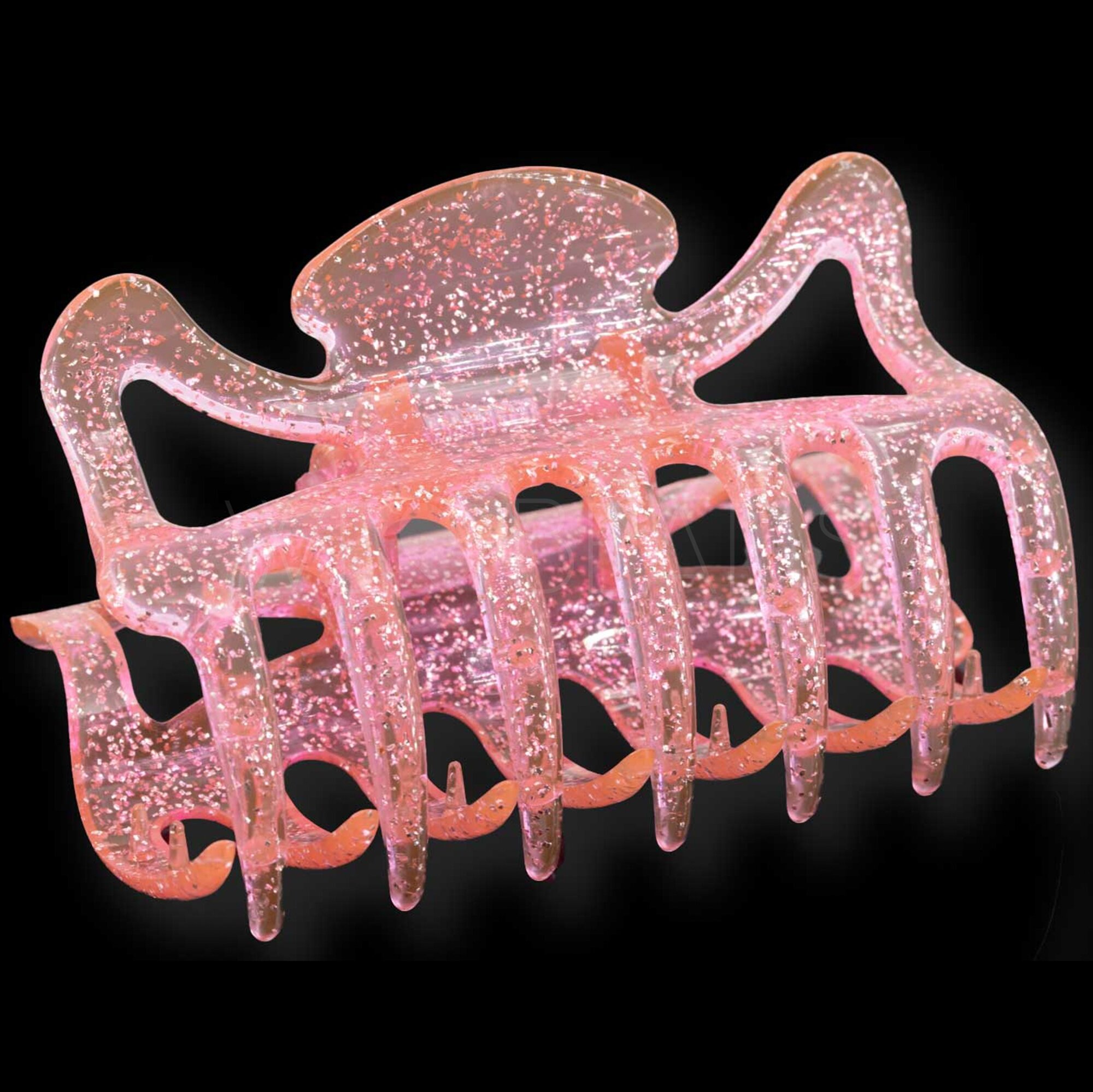 Hair Clip in pink , Large