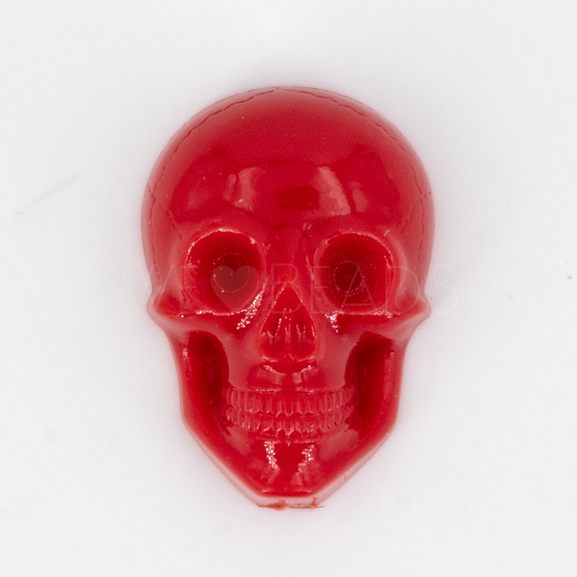 20x14 Cabochon Totenkopf in rot